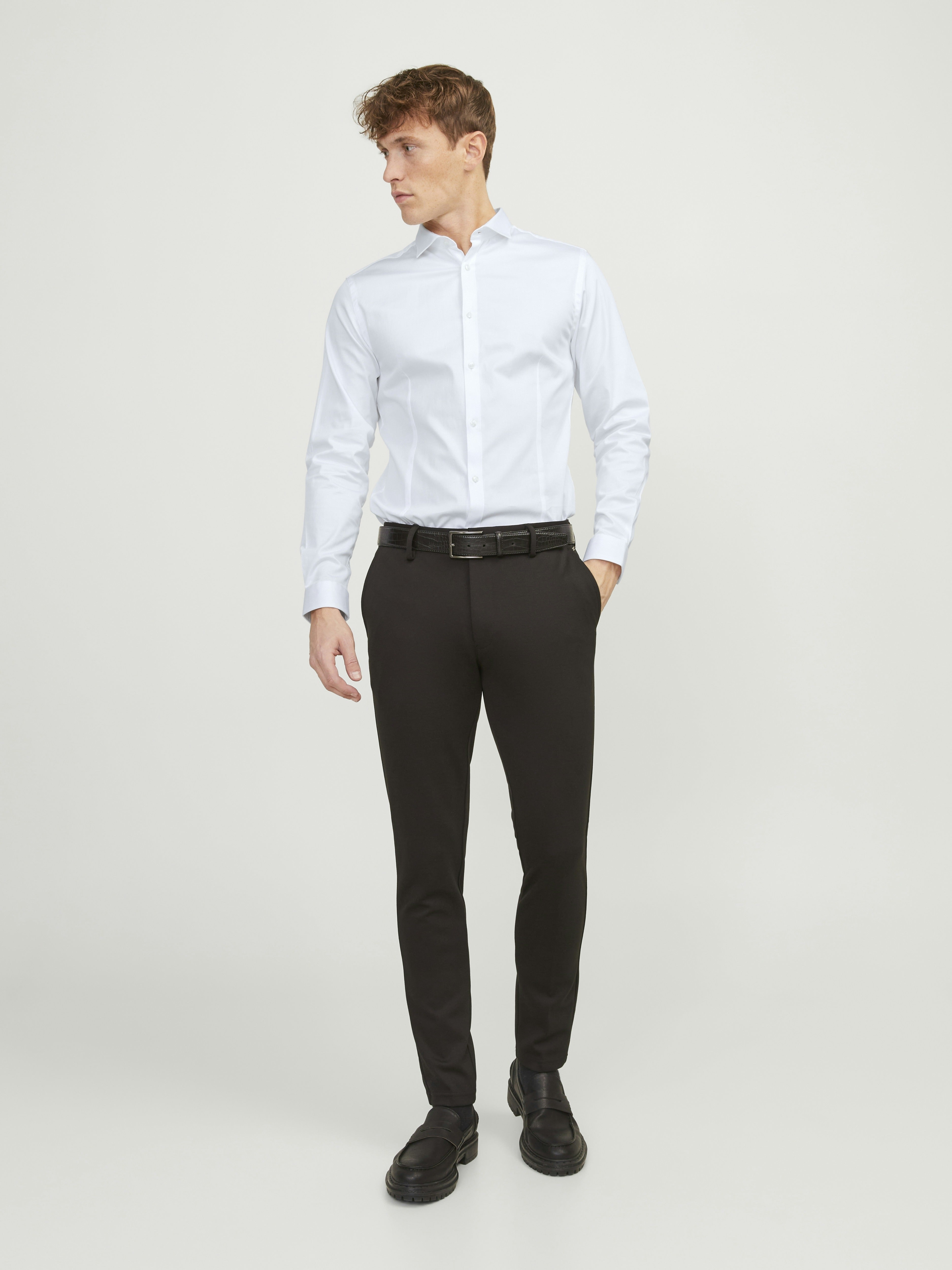 Jack & Jones Herren Hemden White/Super Sli