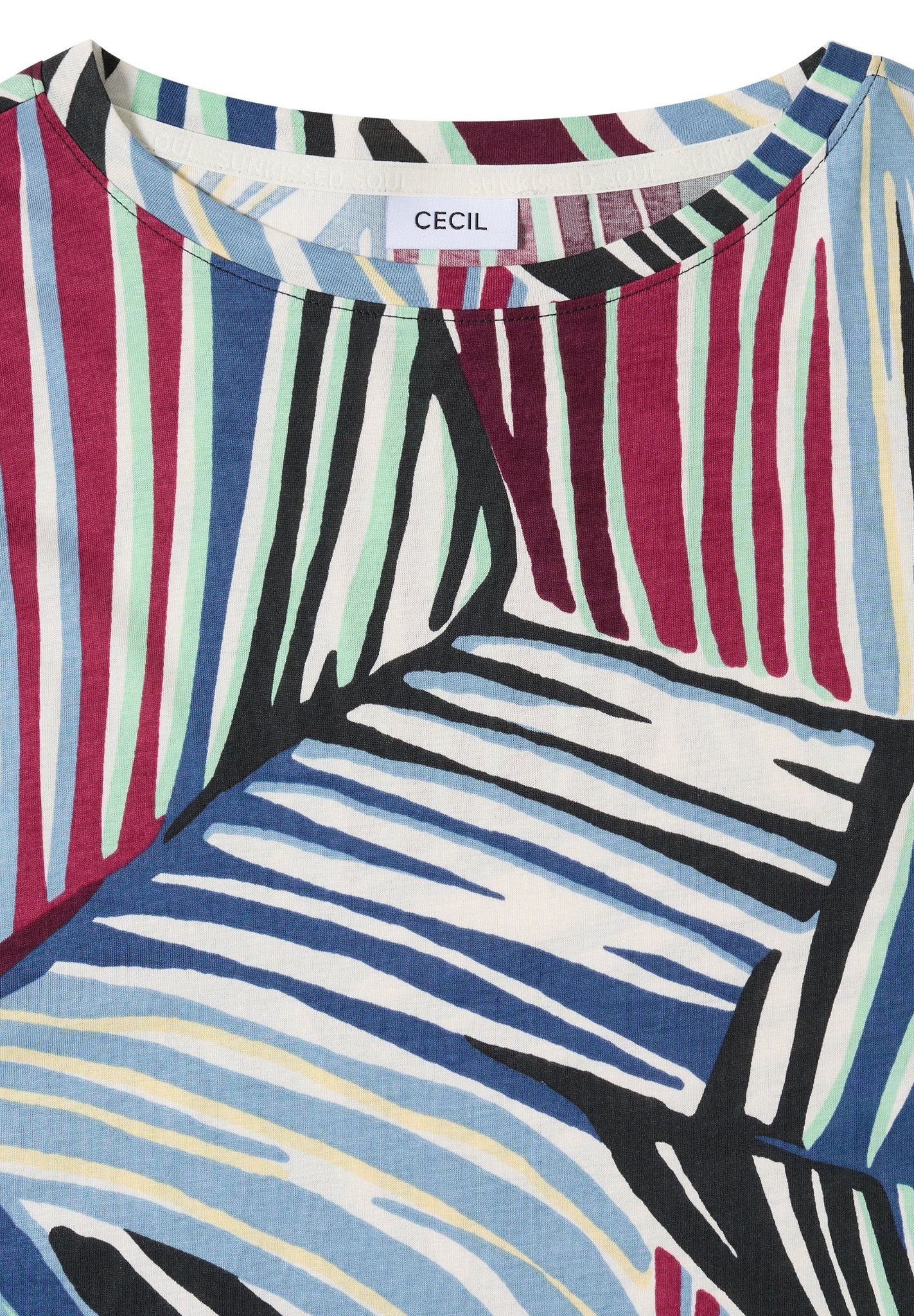 Cecil Damen T-Shirts  Palm Bree