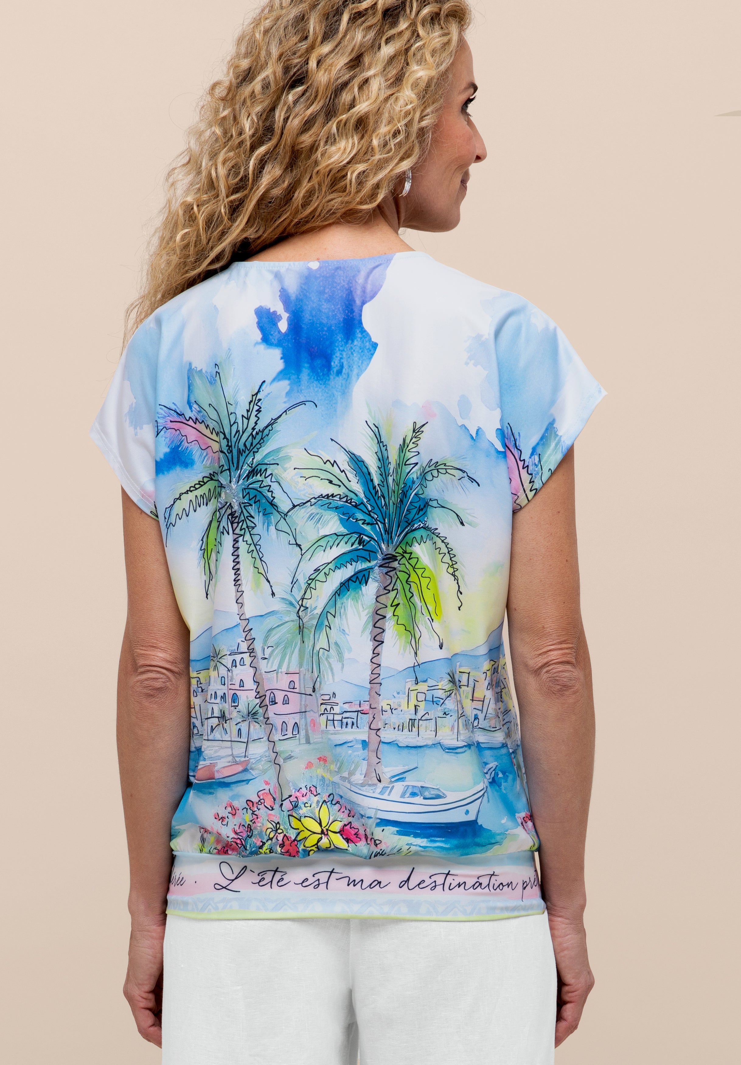 Bianca Damen T-Shirts Blue Mix