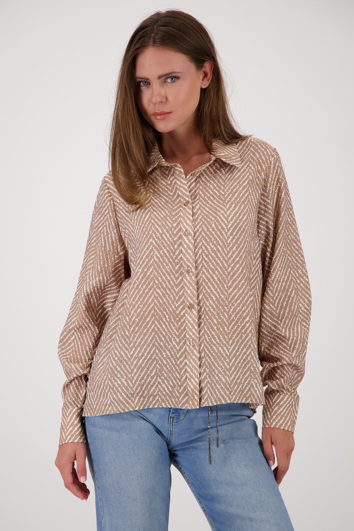 Monari Damen Blusen Brown Sugar