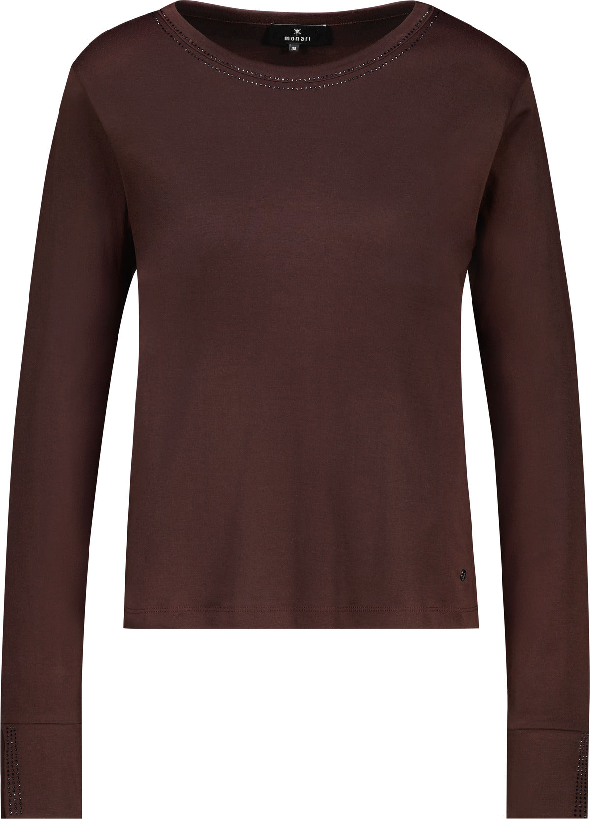 Monari Damen T-Shirts Black Coffe