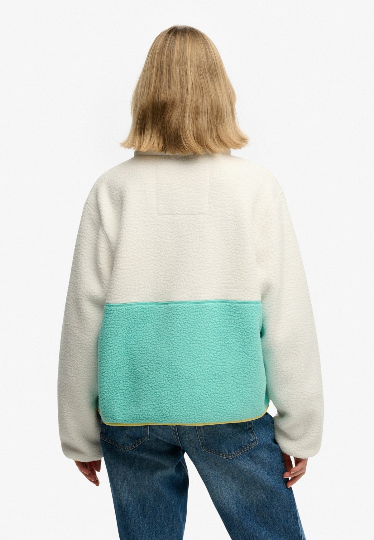 Superdry Damen Sweatjacken D Off White