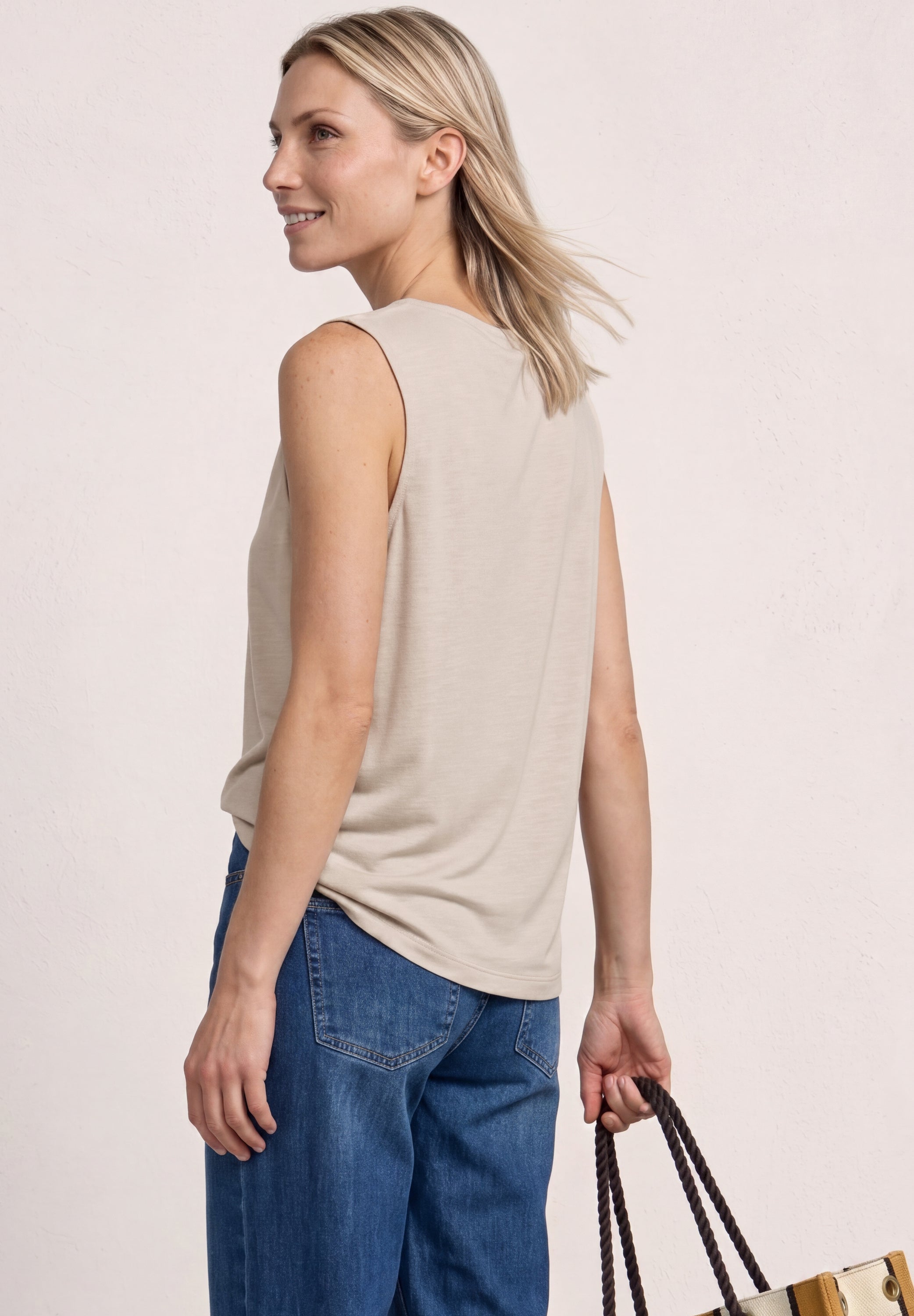 Street One Damen T-Shirts Clay Sand