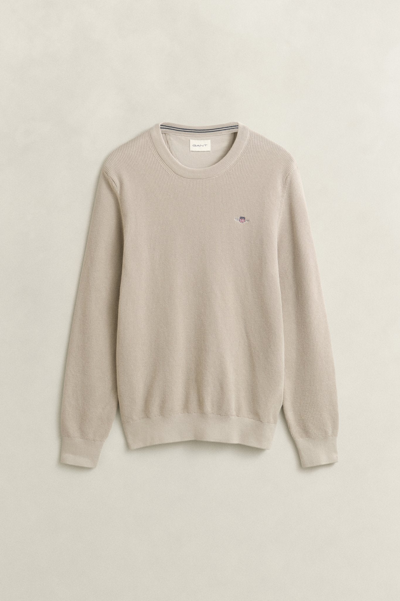 Gant Herren Pullover  Clay Beige