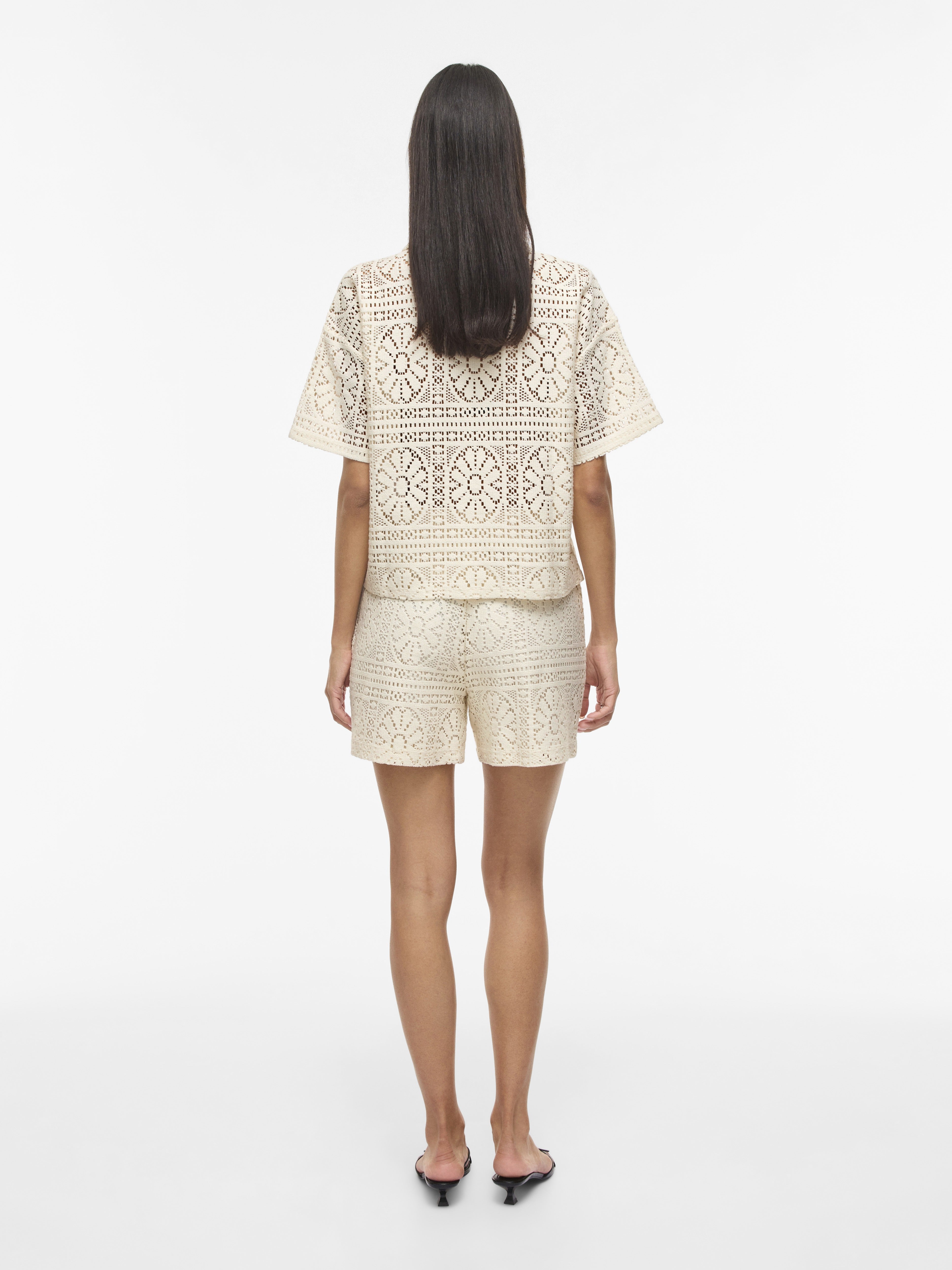 Vila Damen Shorts Birch