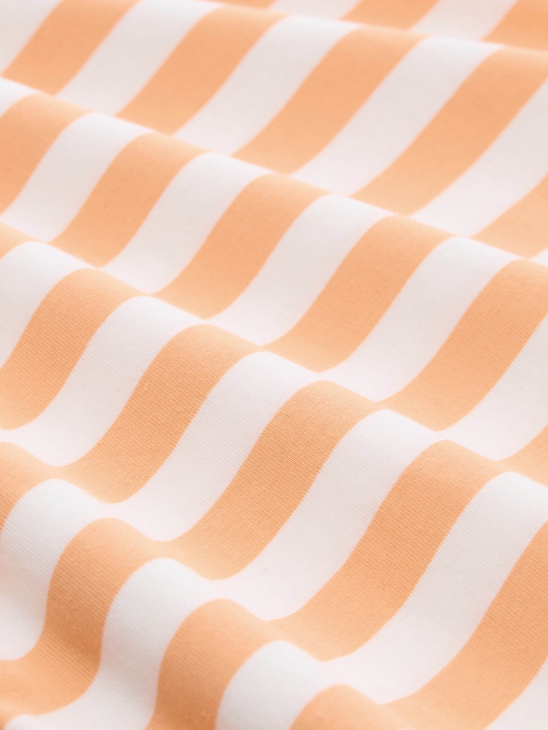 Tom Tailor Damen T-Shirts Orange White St