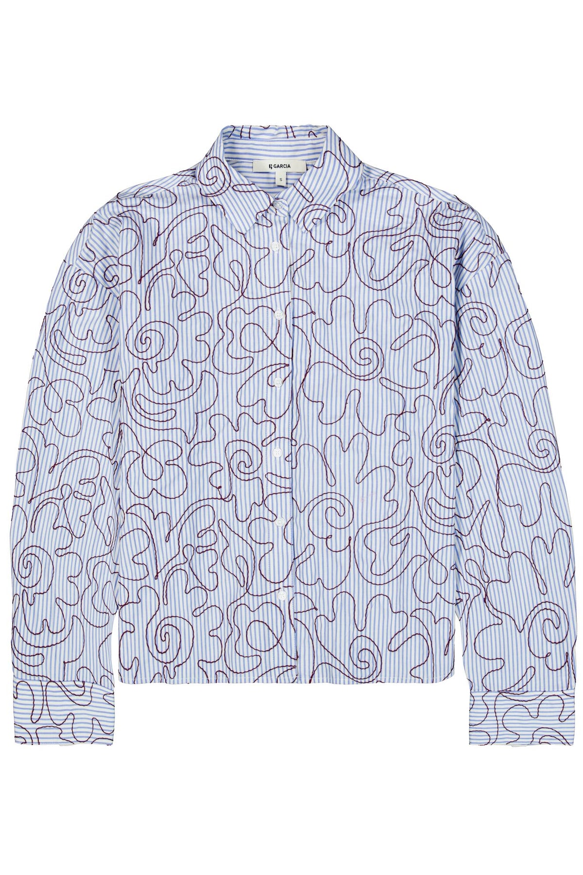 Garcia Damen Blusen Breeze Blue