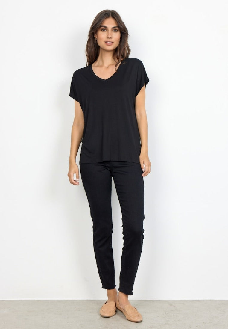 Soya Concept Damen T-Shirts Black