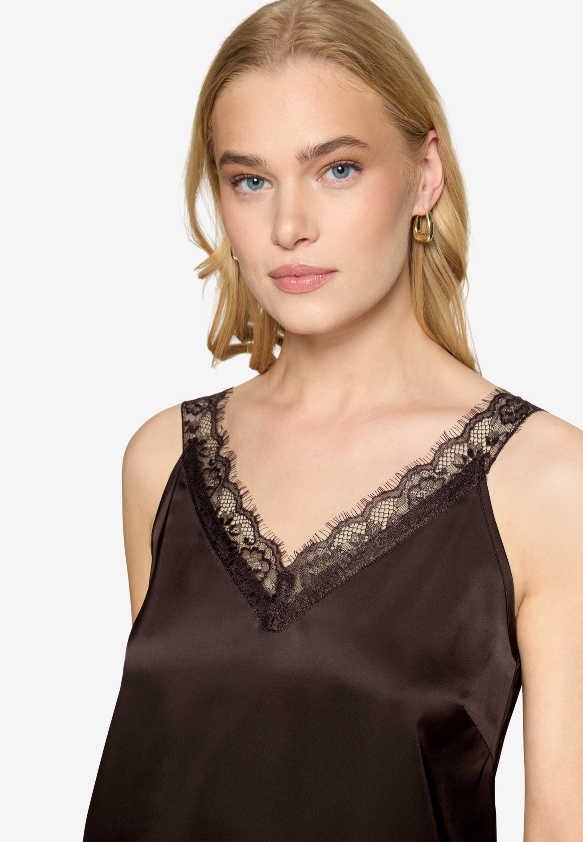 Zero Damen Blusen Chocolate Plum