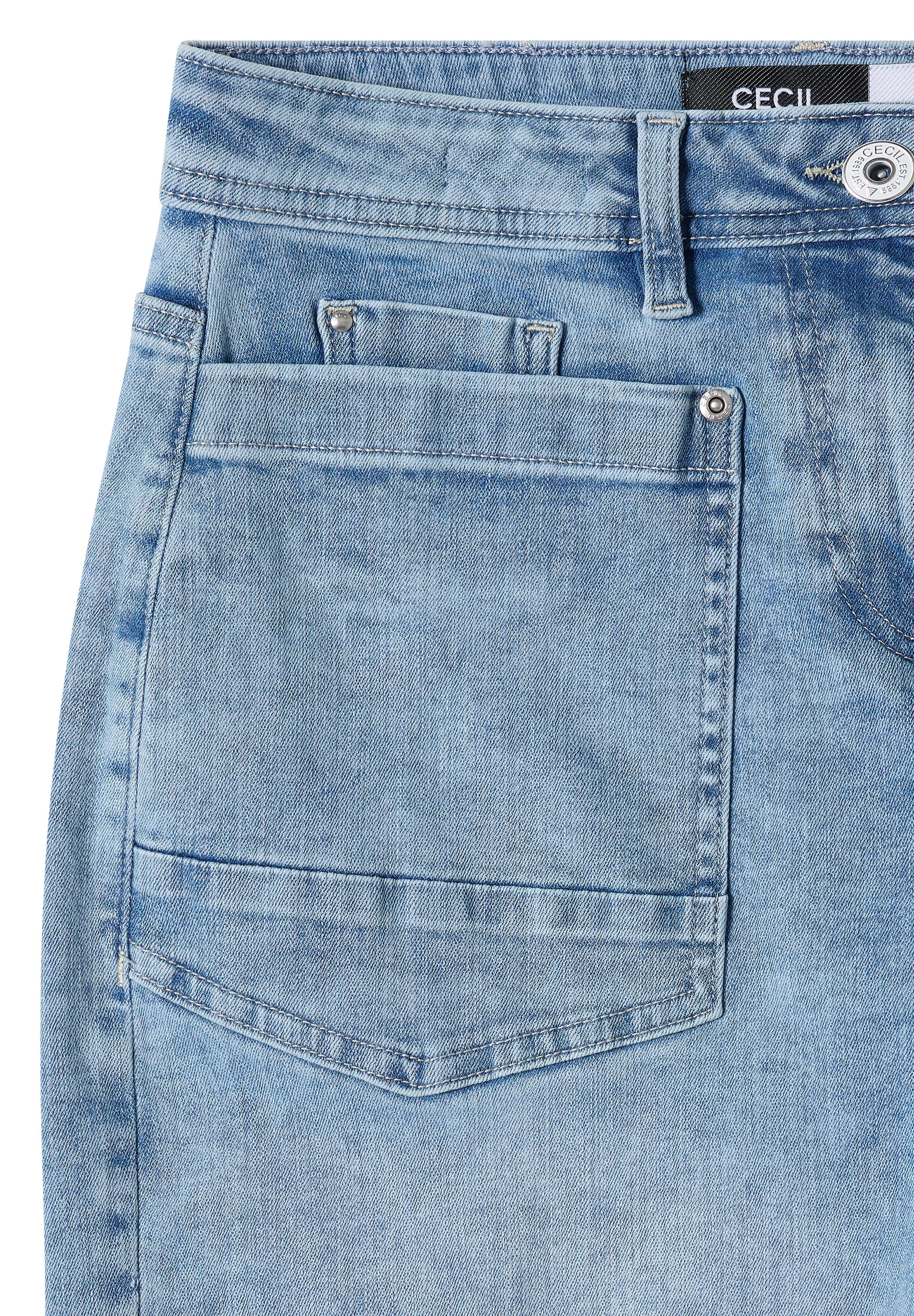 Cecil Damen Hosen  Light Blu