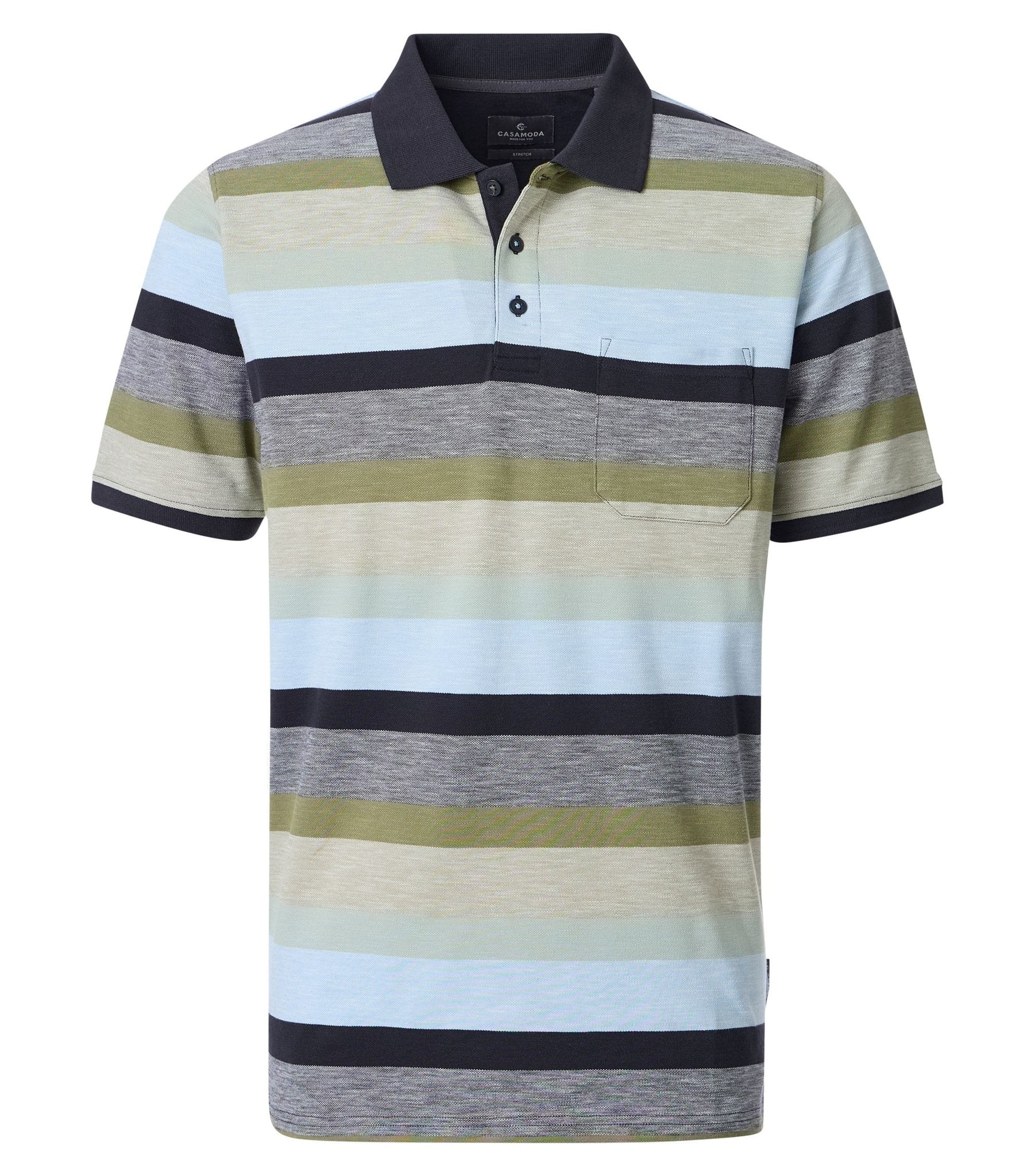 Casa Moda Herren Polo-Shirts  Gruen