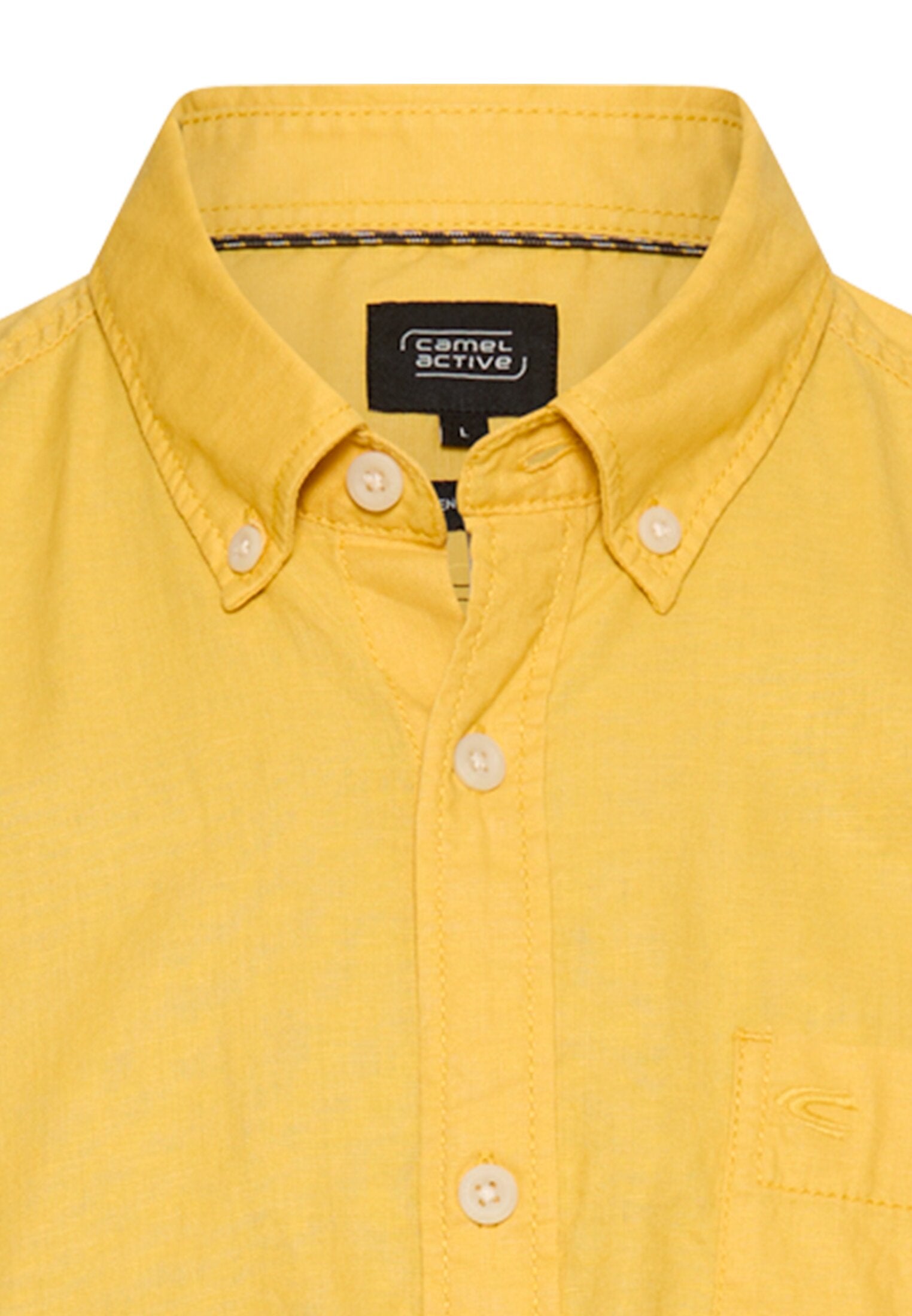 Camel active Herren Hemden kurz  Sun Yellow