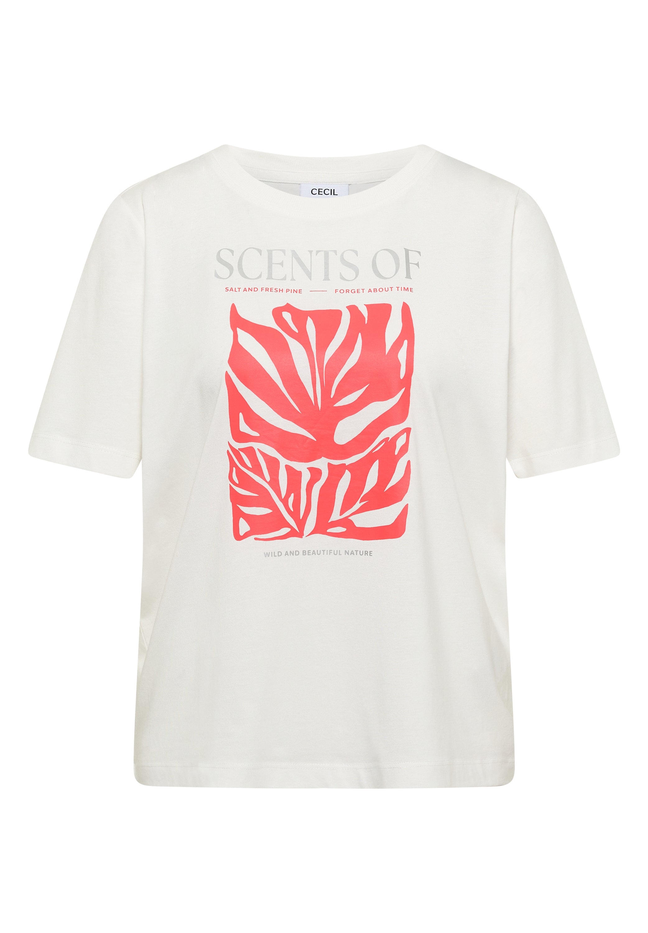 Cecil Damen T-Shirts  Vanilla W