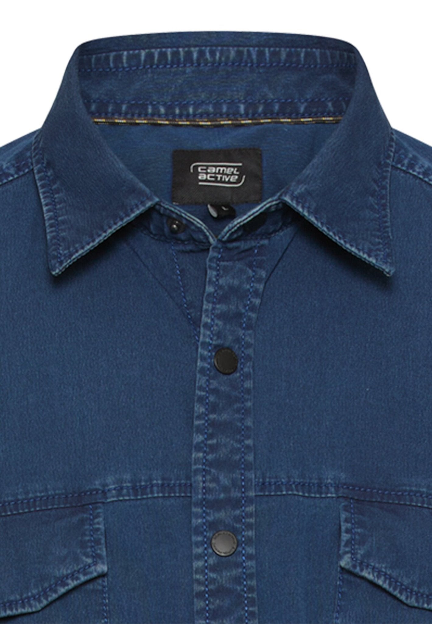 Camel active Herren Hemden kurz  Indigo Blue