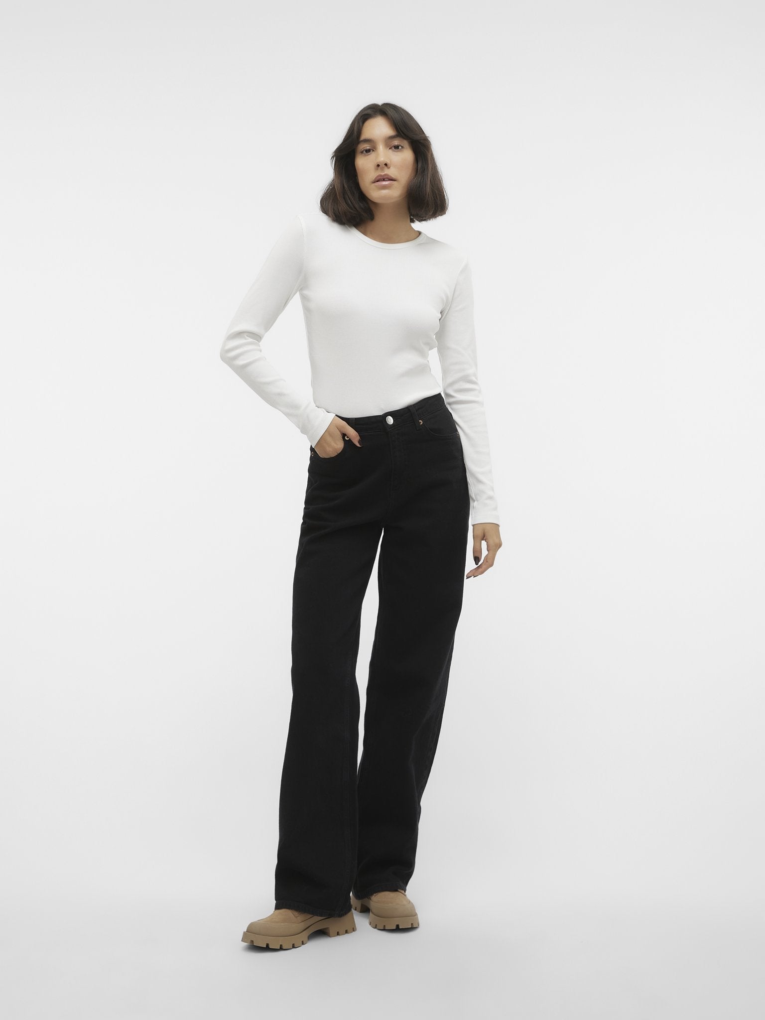 Vero Moda Damen T-Shirts Snow White