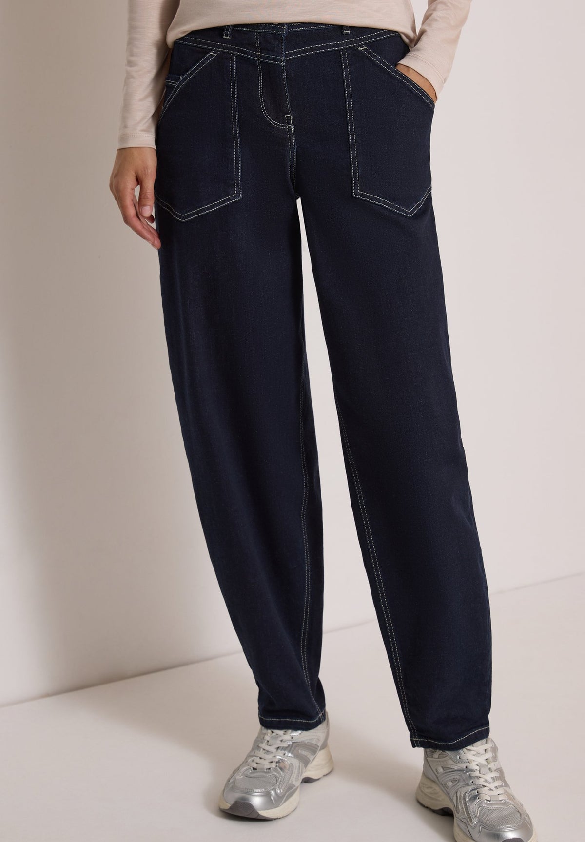 Cecil Damen Hosen  Rinsed Wa