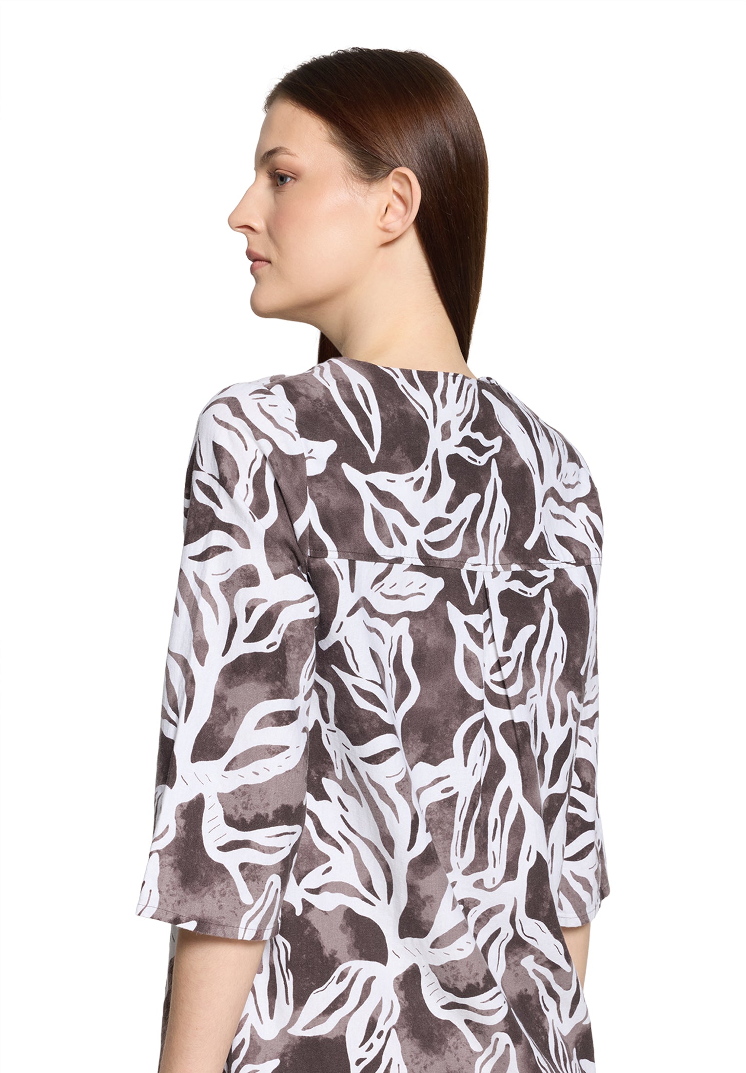 Cartoon Damen Kleider Cream/Brown