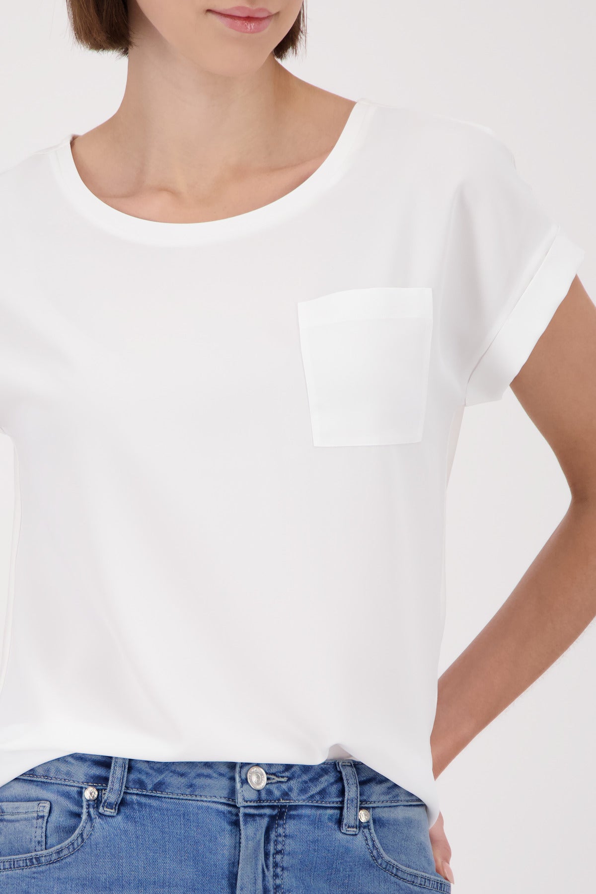 Monari Damen T-Shirts  Off-White