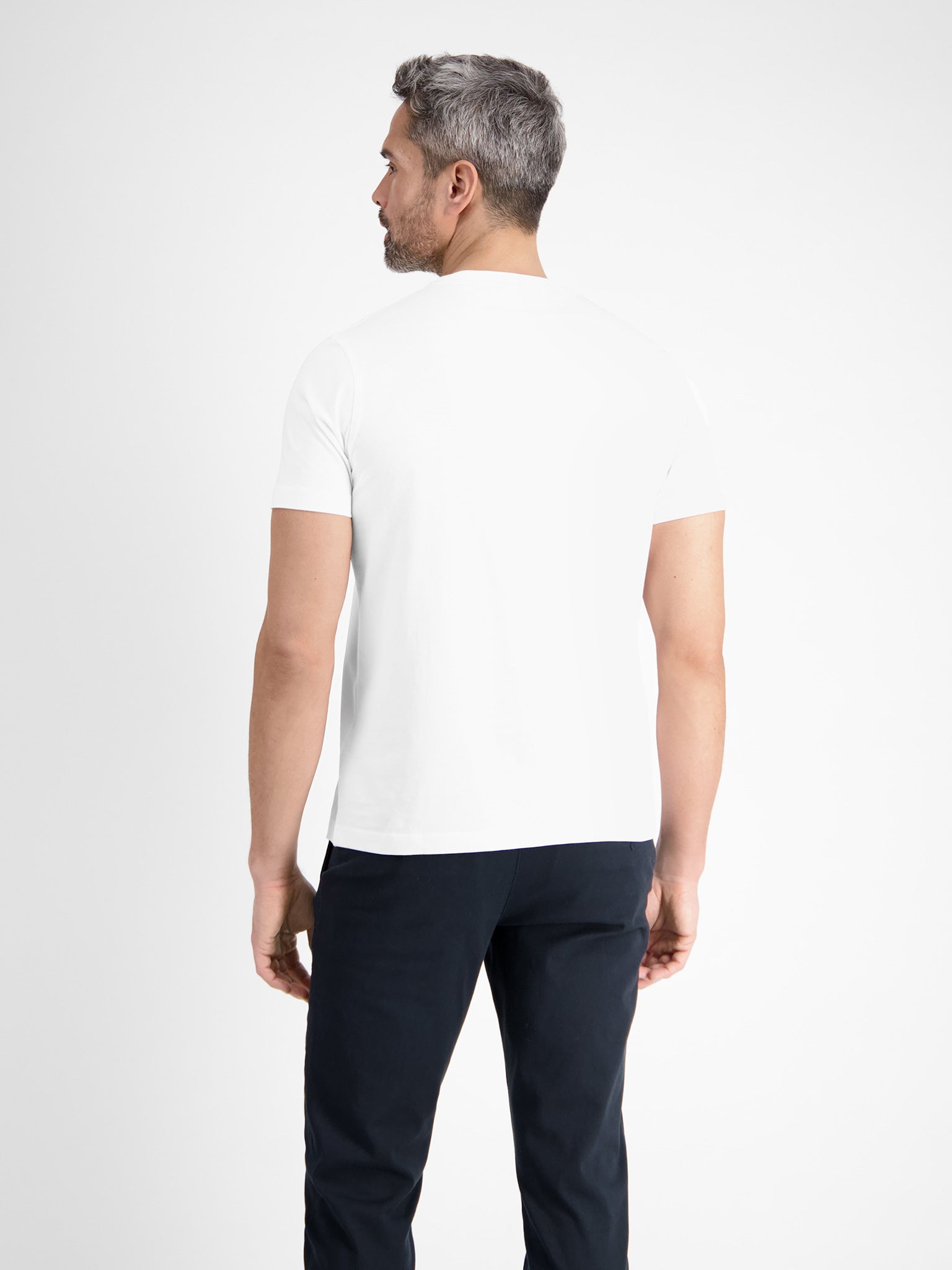 Lerros Herren T-Shirts kurz White