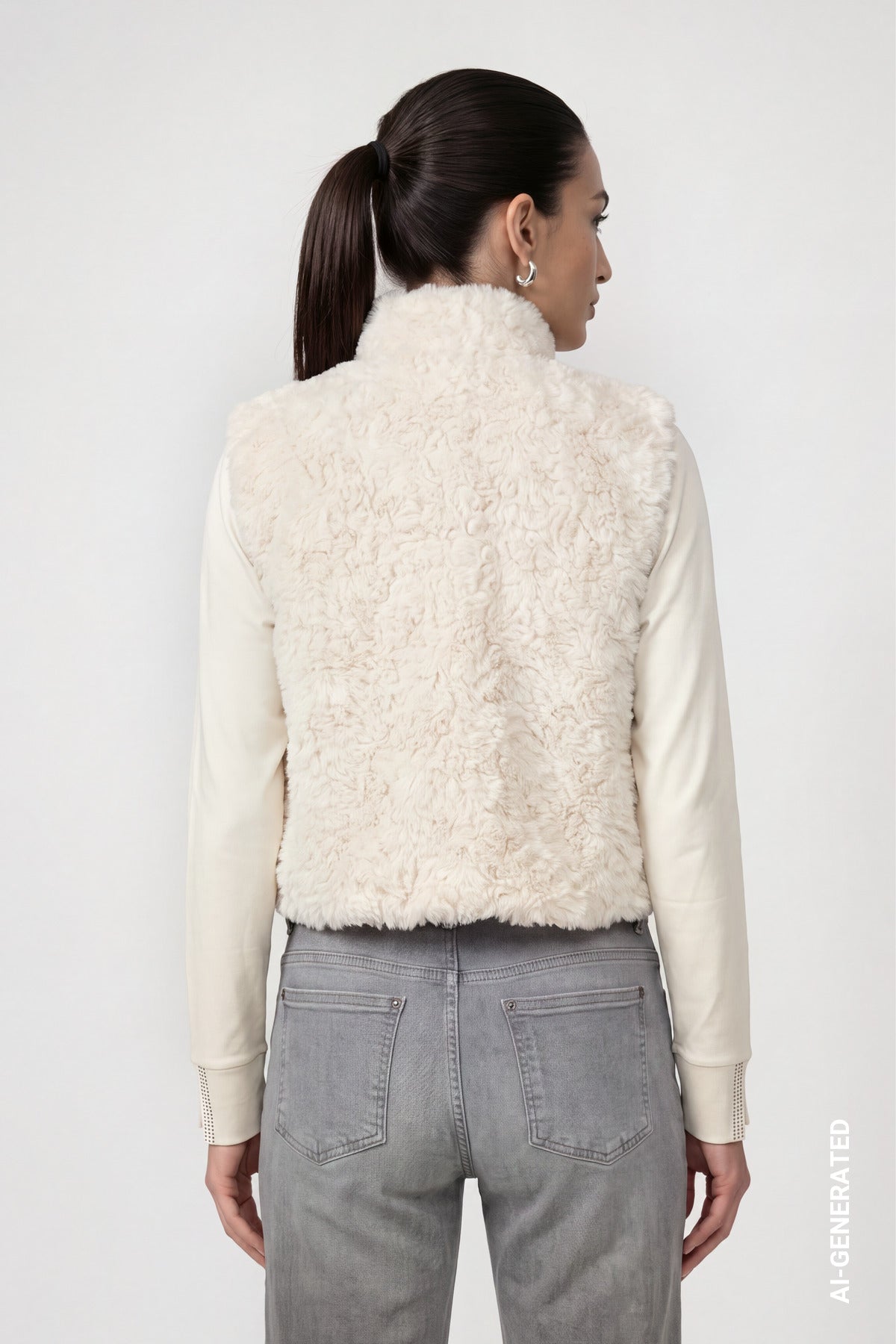 Monari Damen Outdoorwesten Antique Whi
