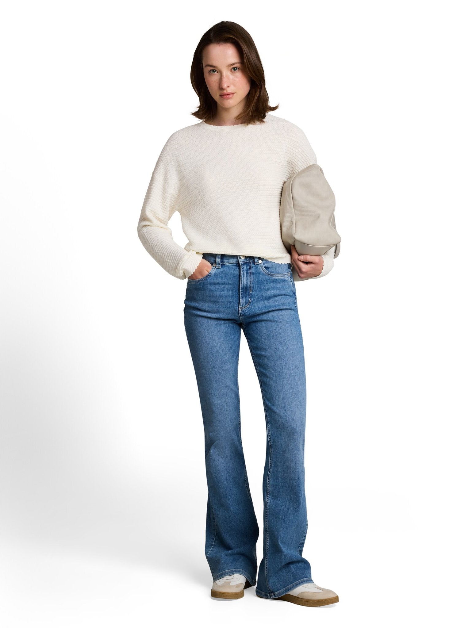 Tom Tailor denim Damen Pullover Off White