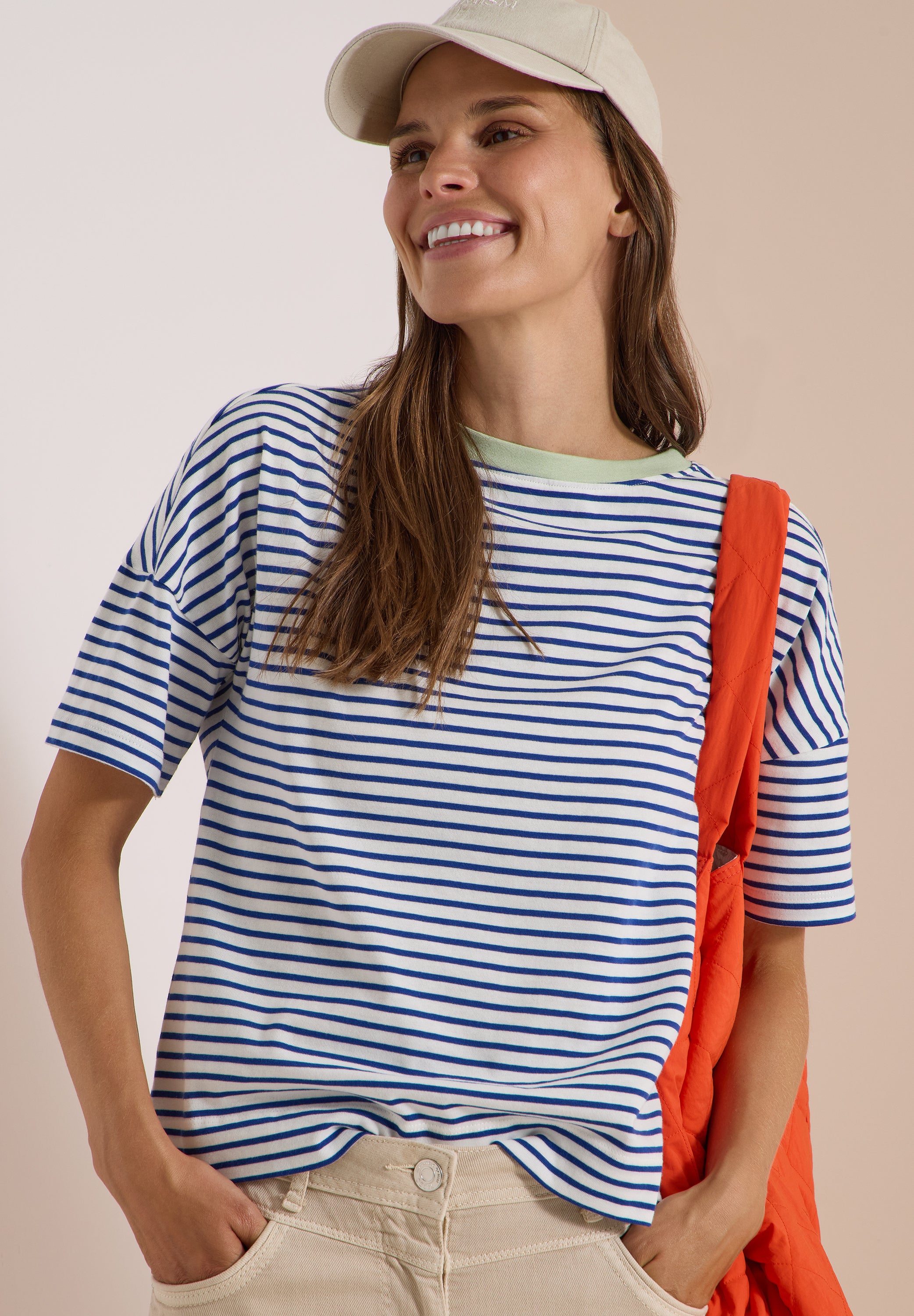 Cecil Damen T-Shirts  Deep Rive