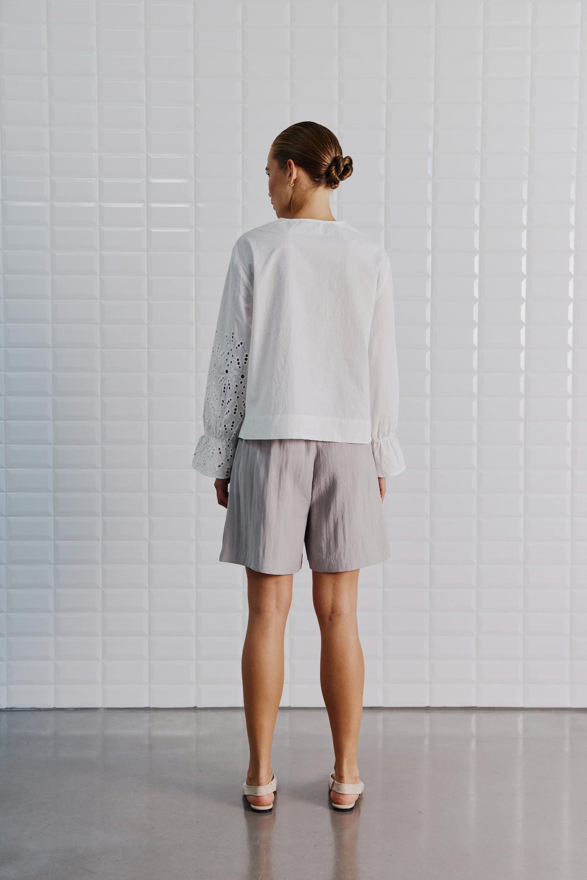 Withblack Damen Tops White