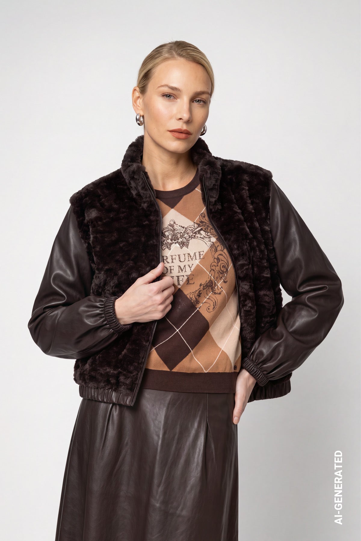 Monari Damen Jacken  Black Coffe