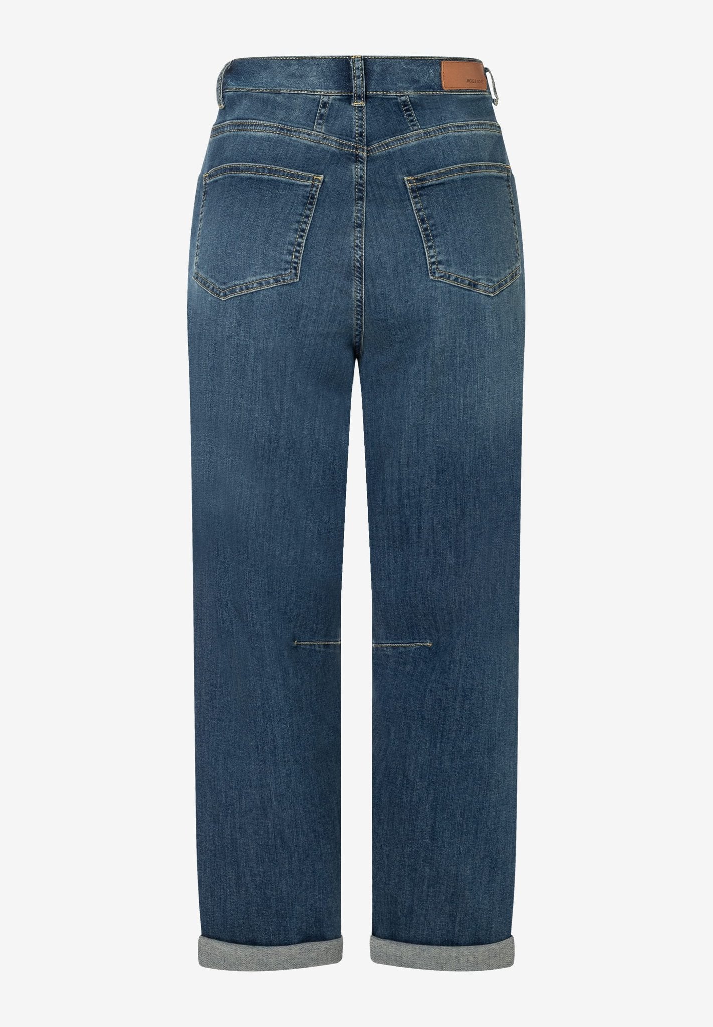 More & More Damen Jeans  Middle Blu