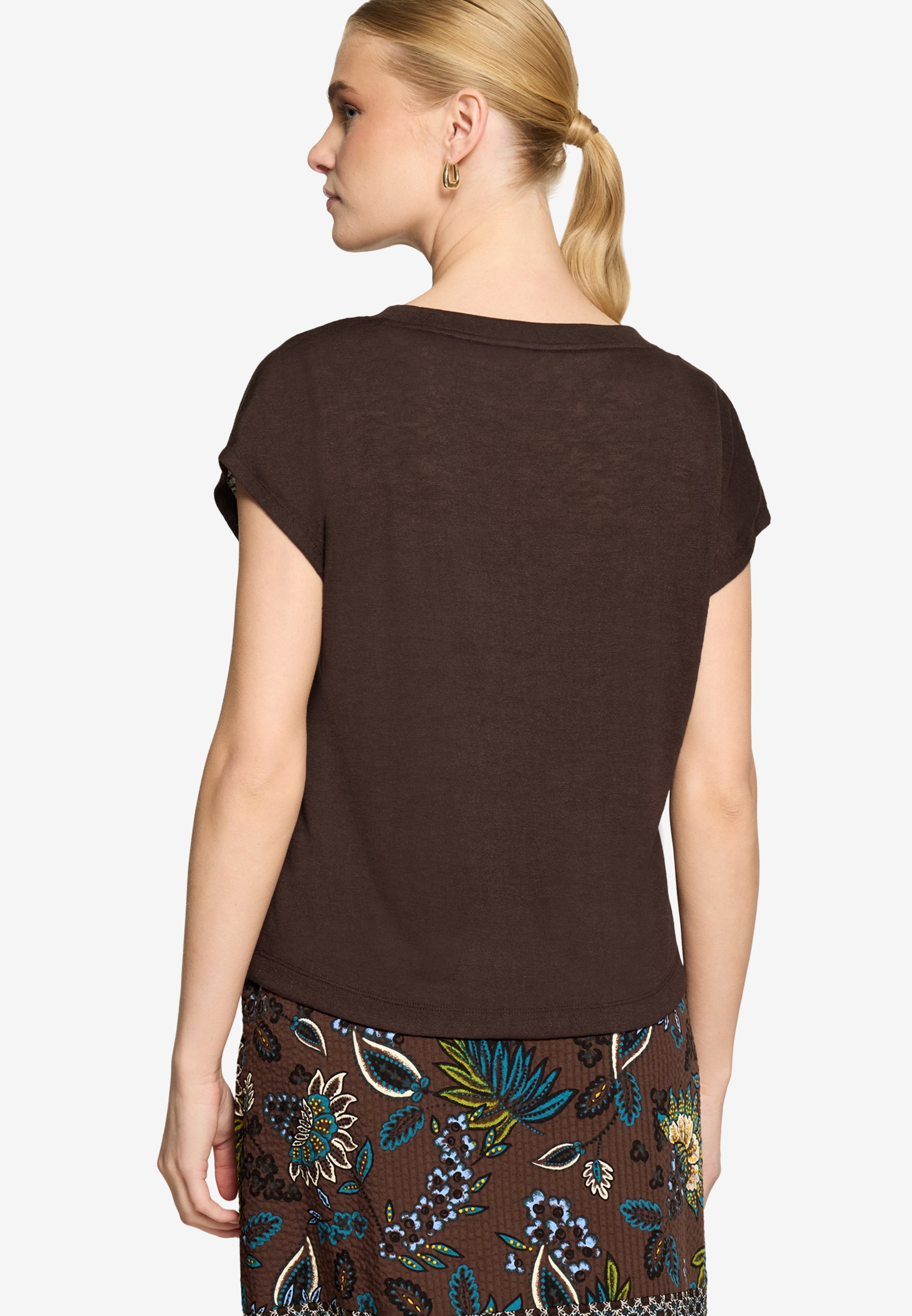 Zero Damen Tops Chocolate Plum