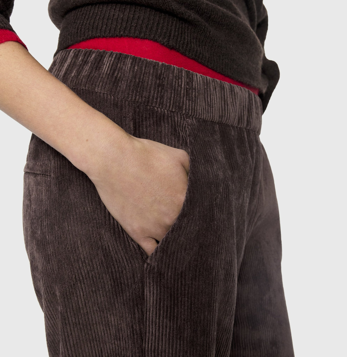 Mac Damen Hosen Truffle Brown