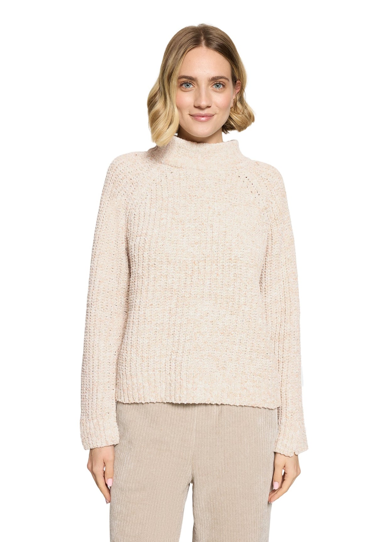 Cartoon Damen Pullover Cream/Green