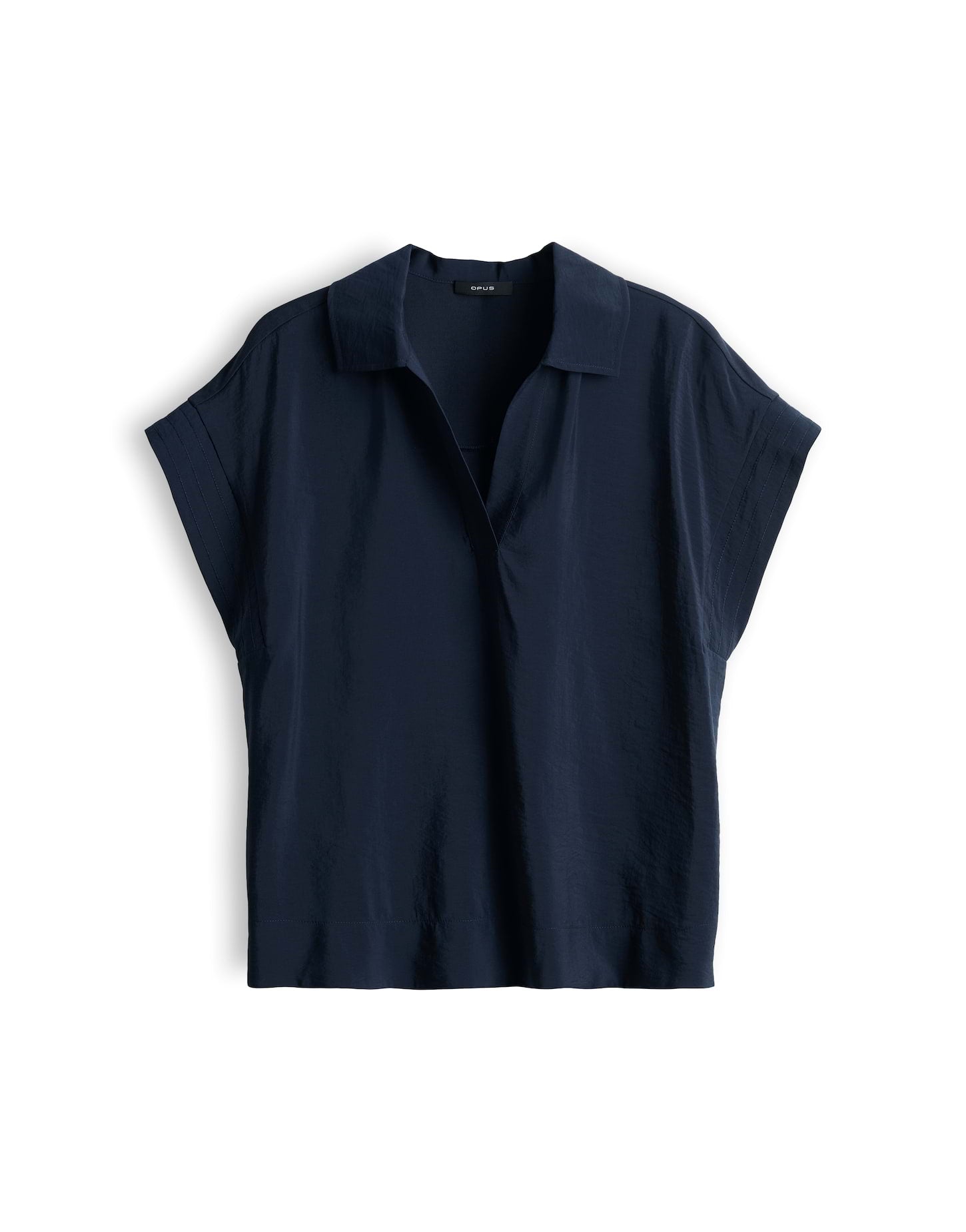 Opus Damen T-Shirts Coal Blue