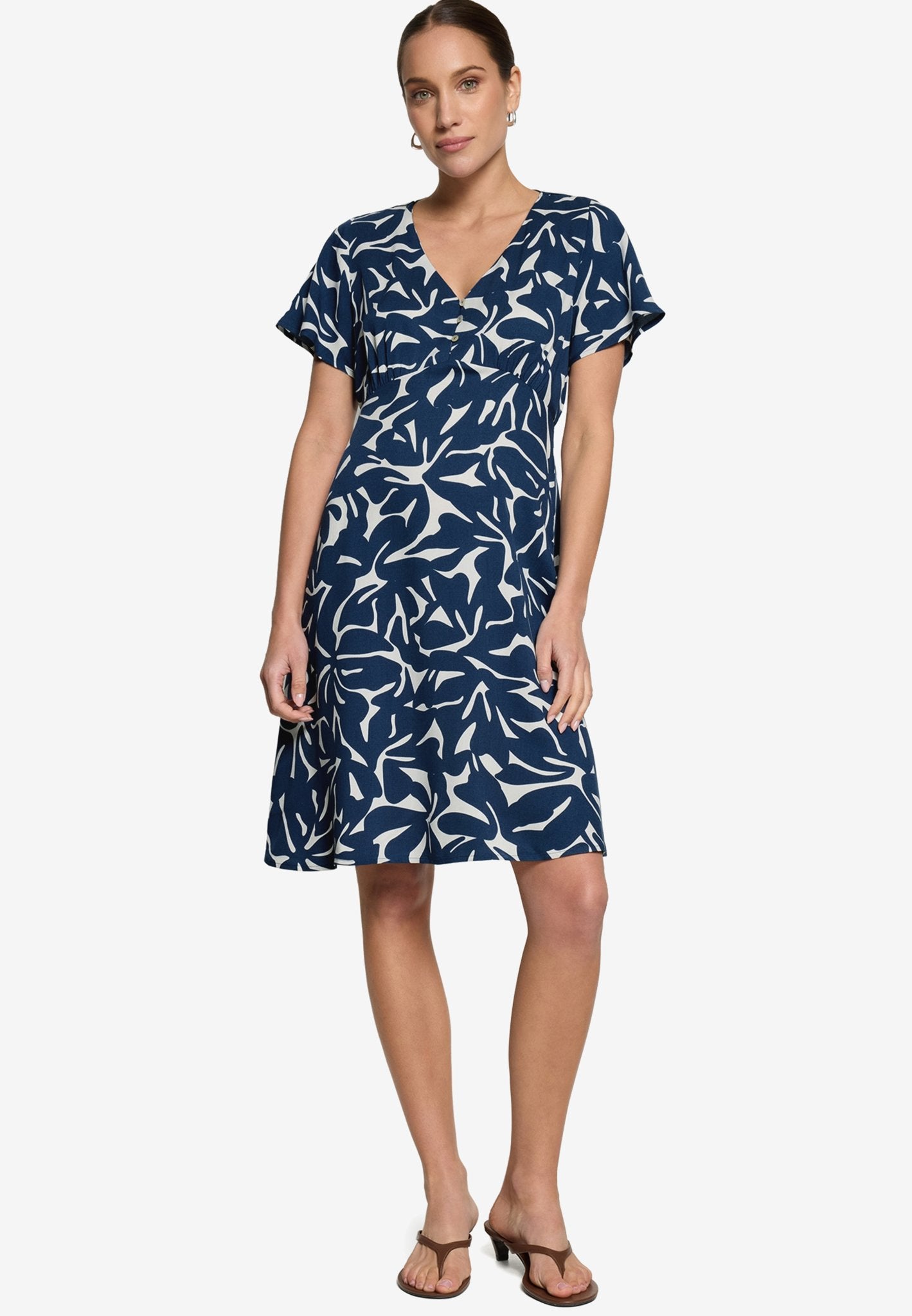 Zero Damen Kleider Blue/Cream