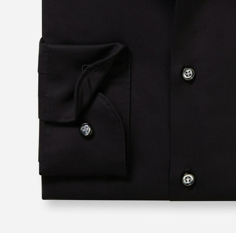 Olymp Herren Hemden lang  Schwarz