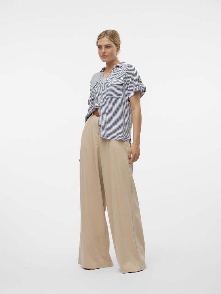 Vero Moda Damen Blusen India Ink/Snow