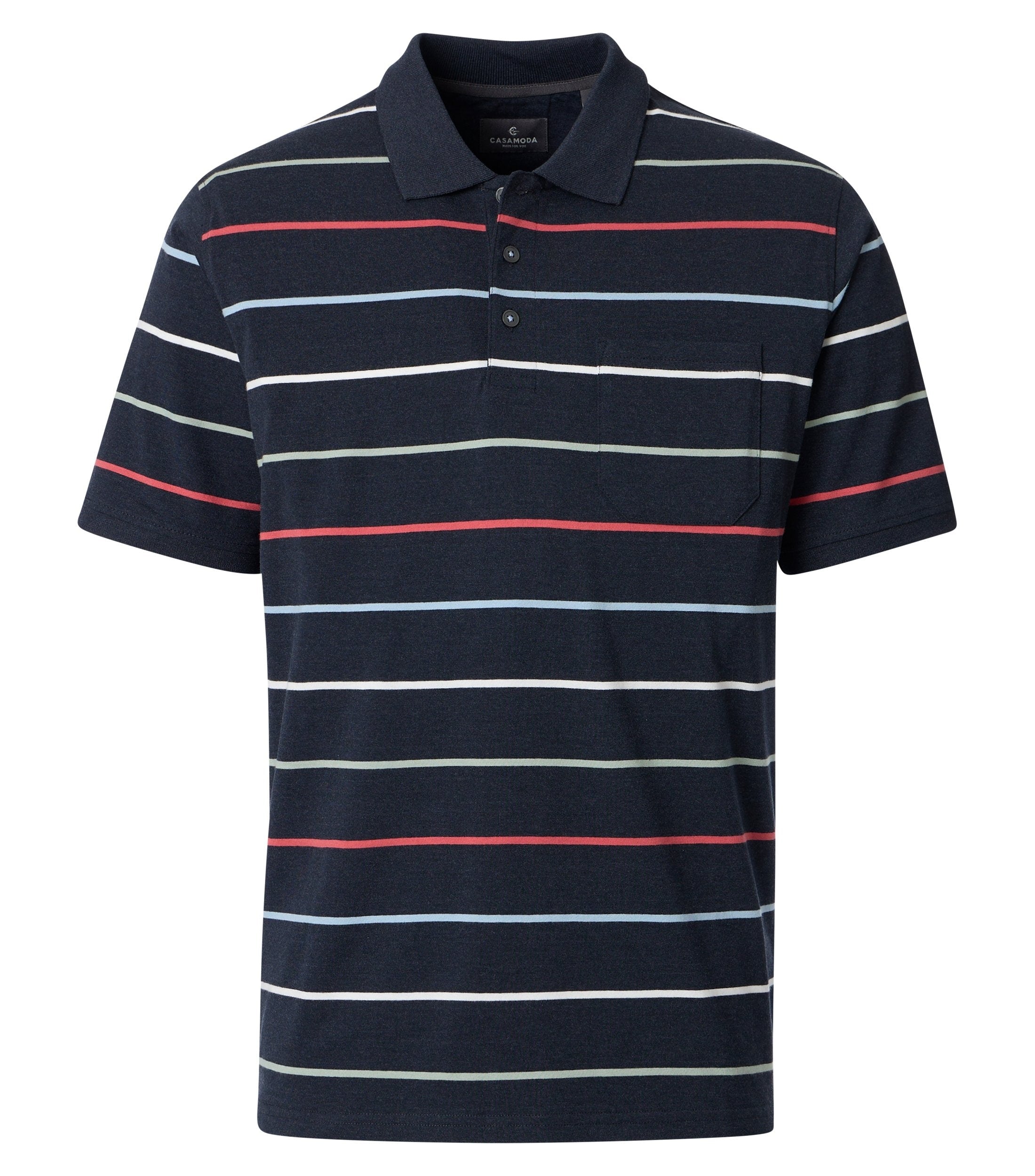 Casa Moda Herren Polo-Shirts  Blau
