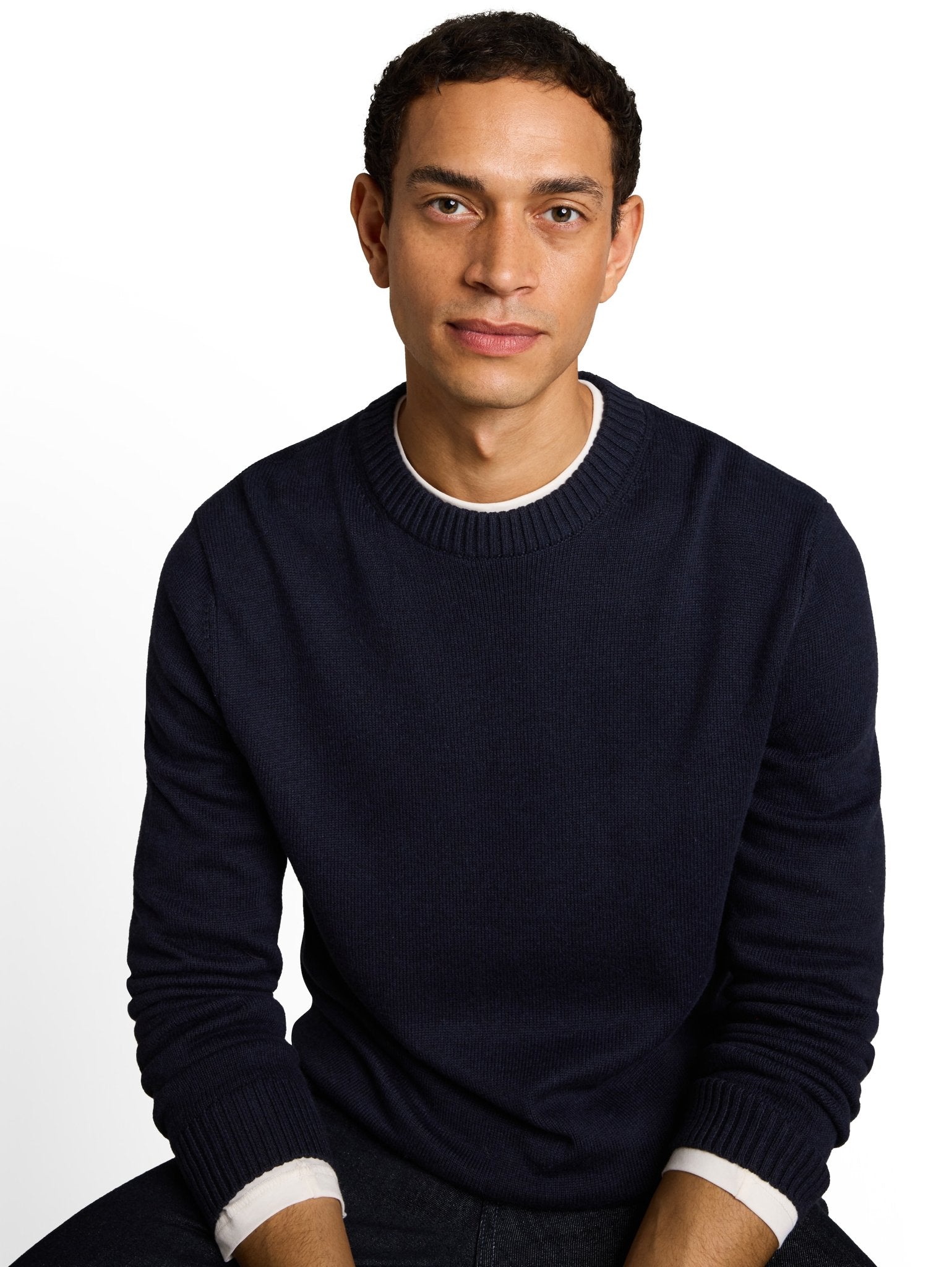 Tom Tailor Herren Pullover Knitted Navy Me
