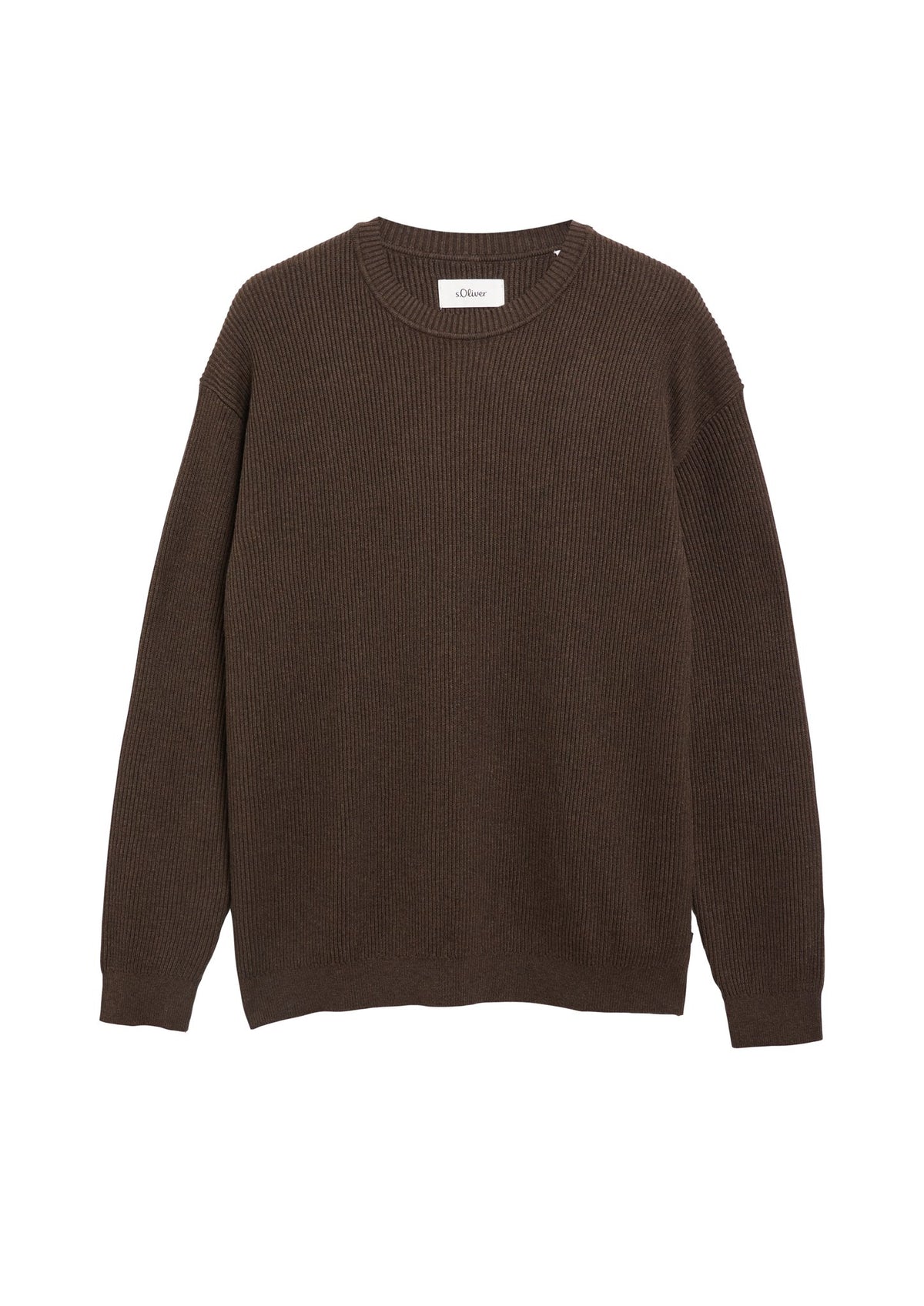 S. Oliver red Herren Pullover W Brown