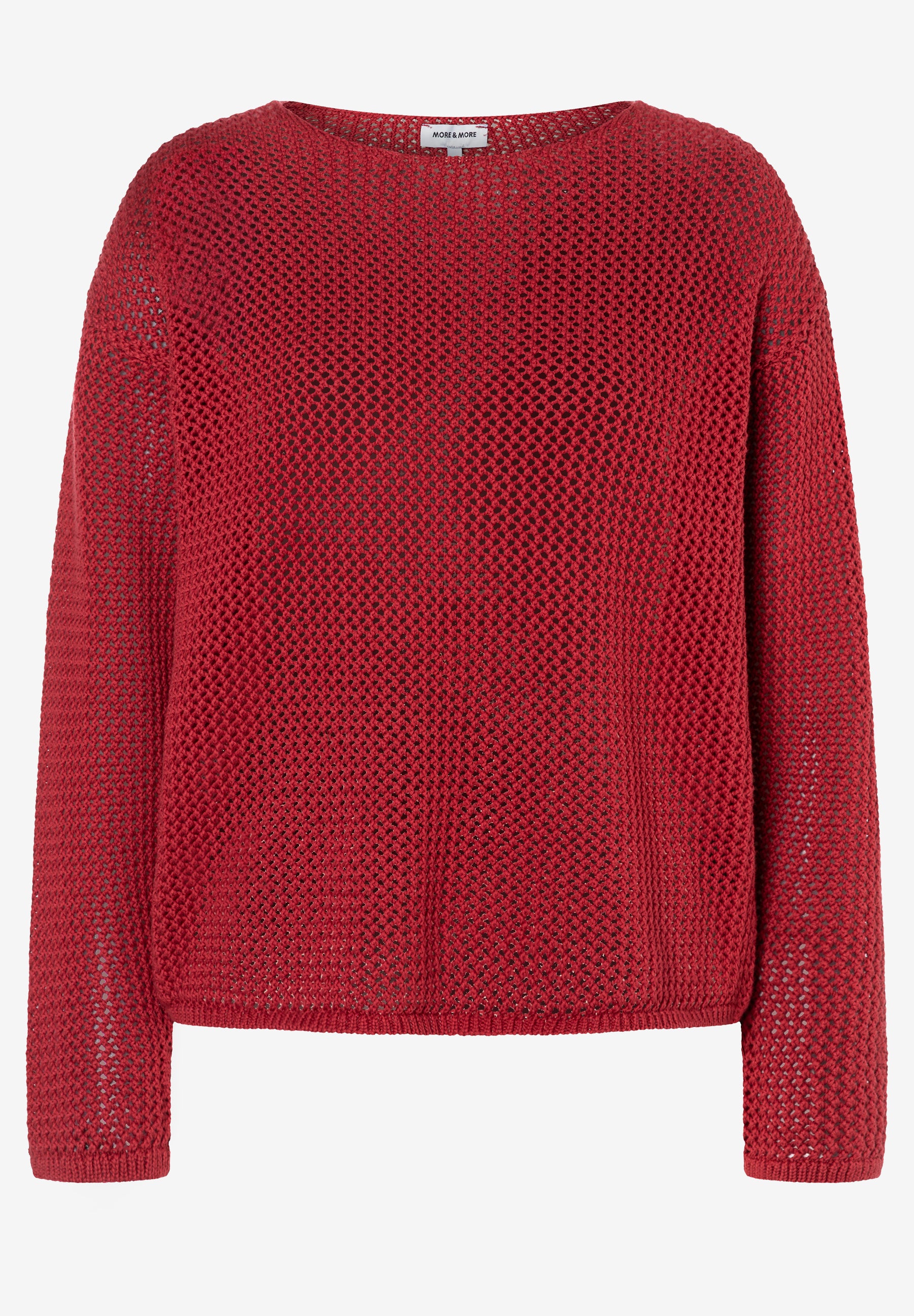 More & More Damen Pullover  Red Pepper