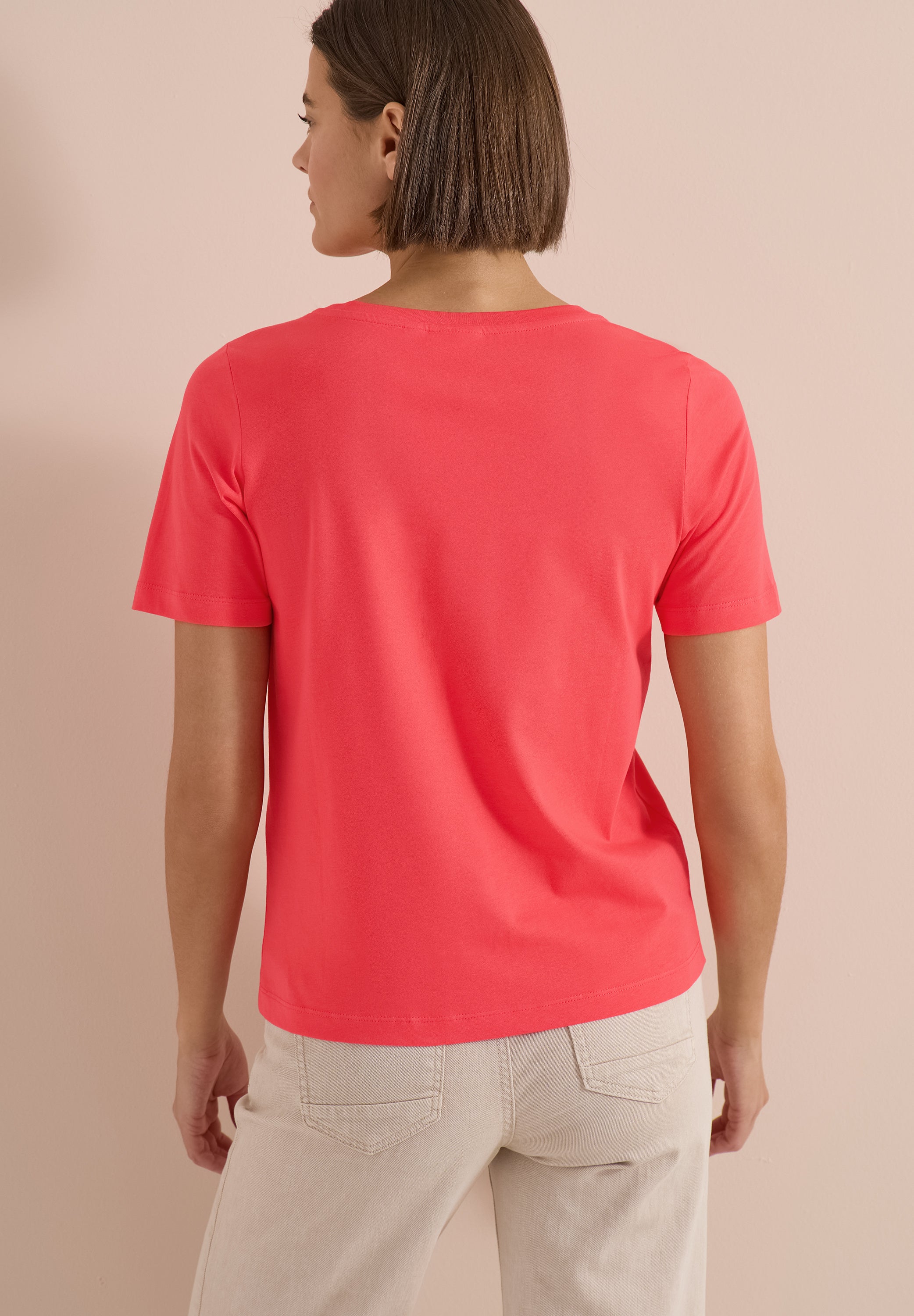 Cecil Damen T-Shirts  Coral