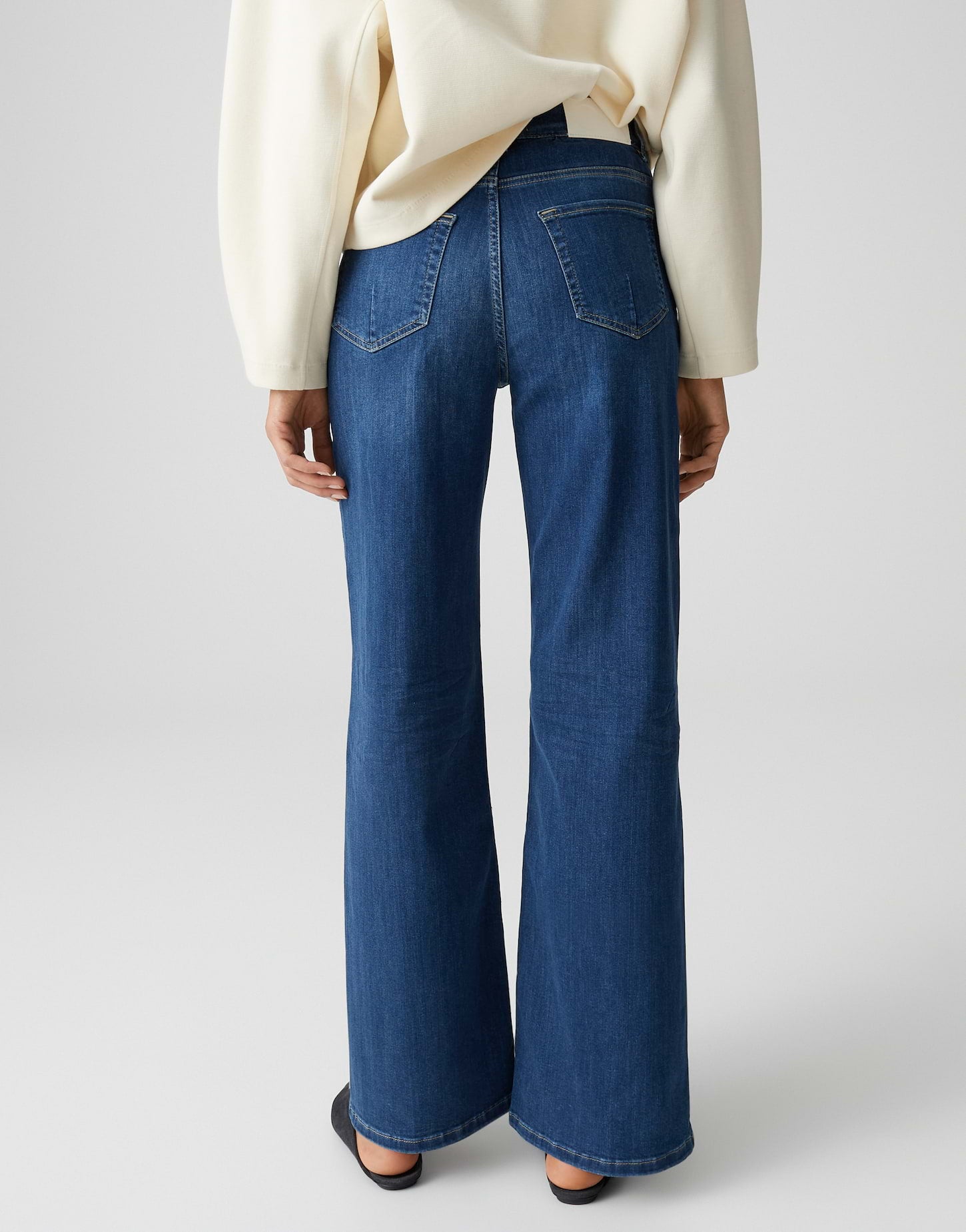 Opus Pants Damen Jeans Dark Blue