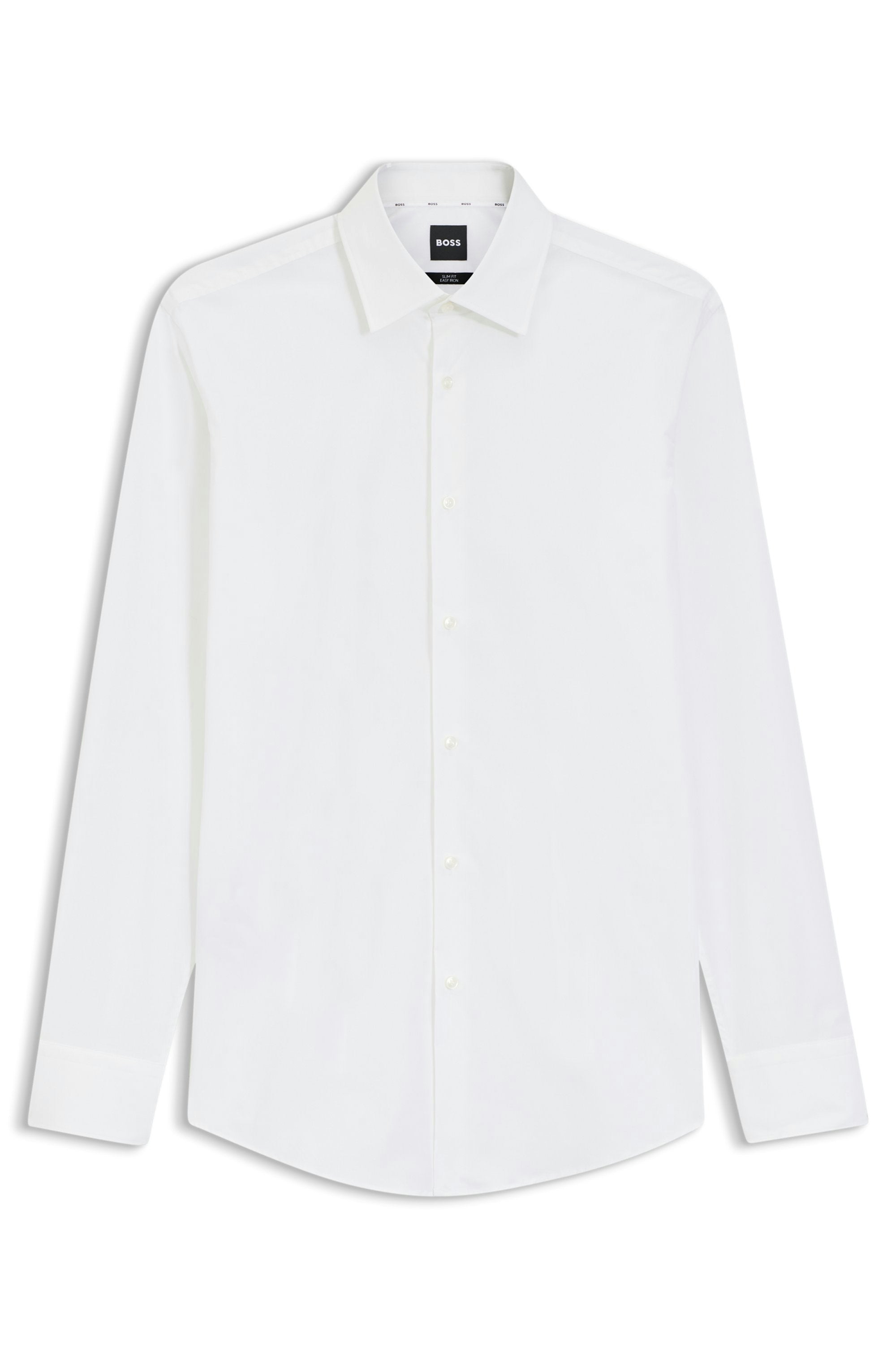 Boss Herren Hemden lang  White