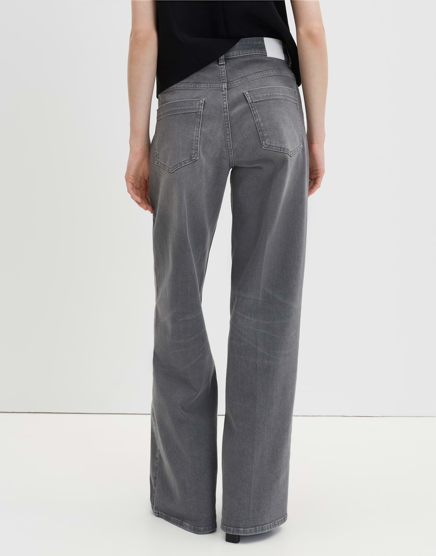 Someday Damen Jeans Mid Stone Grey