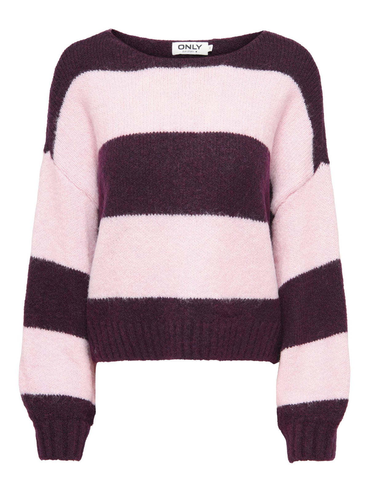 Only Damen Pullover Mauve Wine/Pink