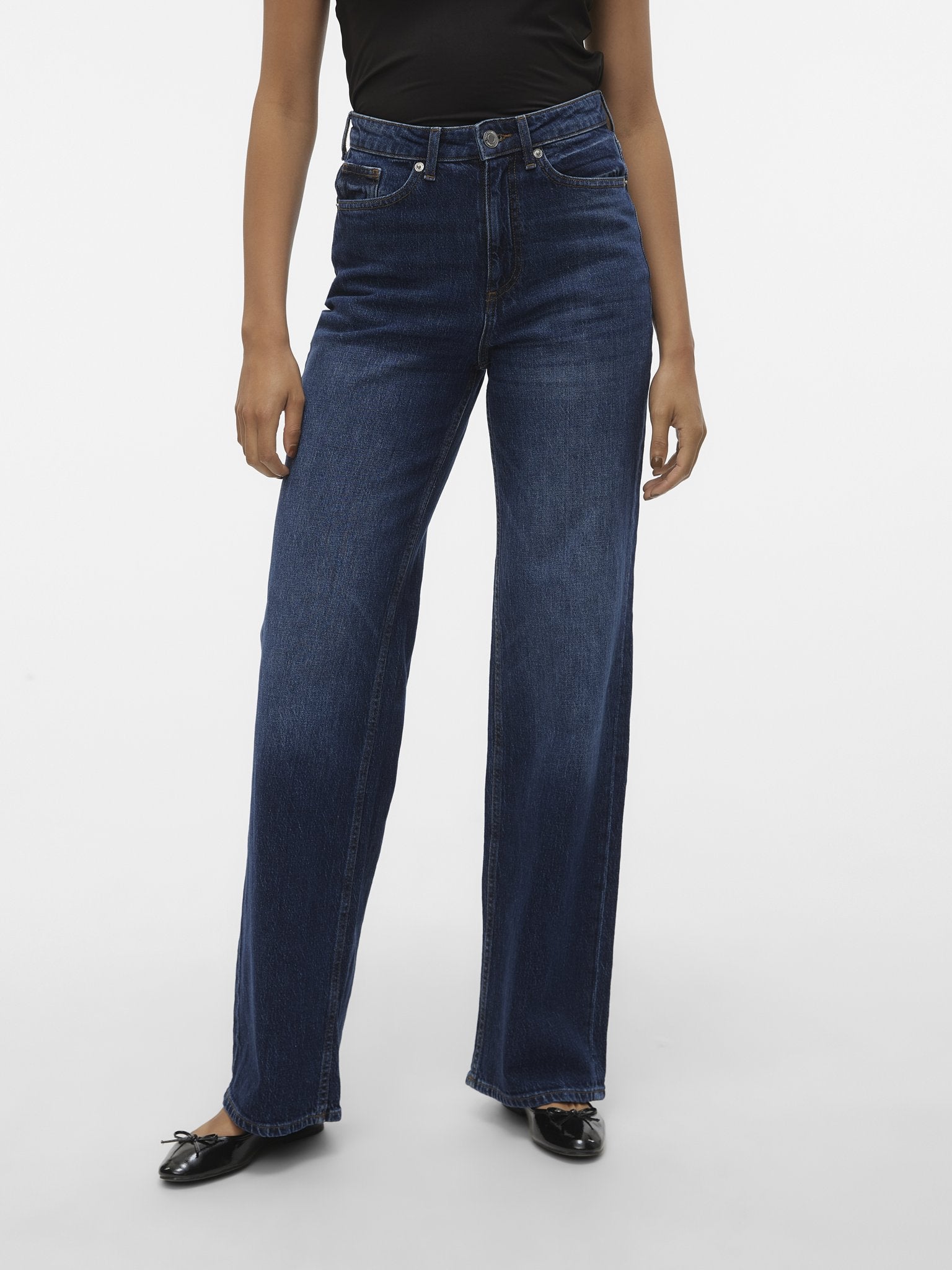 Vero Moda Damen Jeans Dark Blue Denim