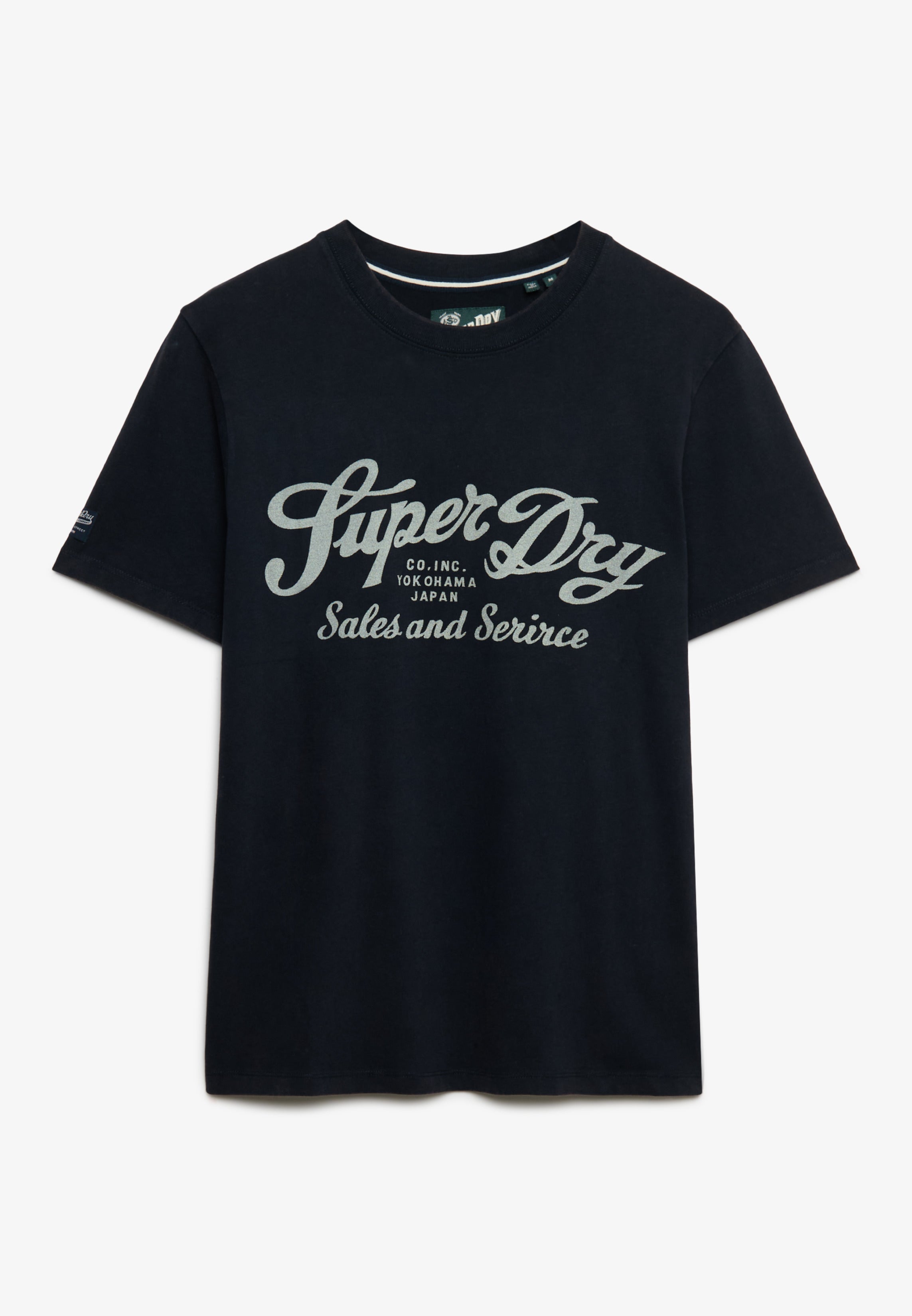Superdry Men Herren T-Shirts kurz T Eclipse Nav
