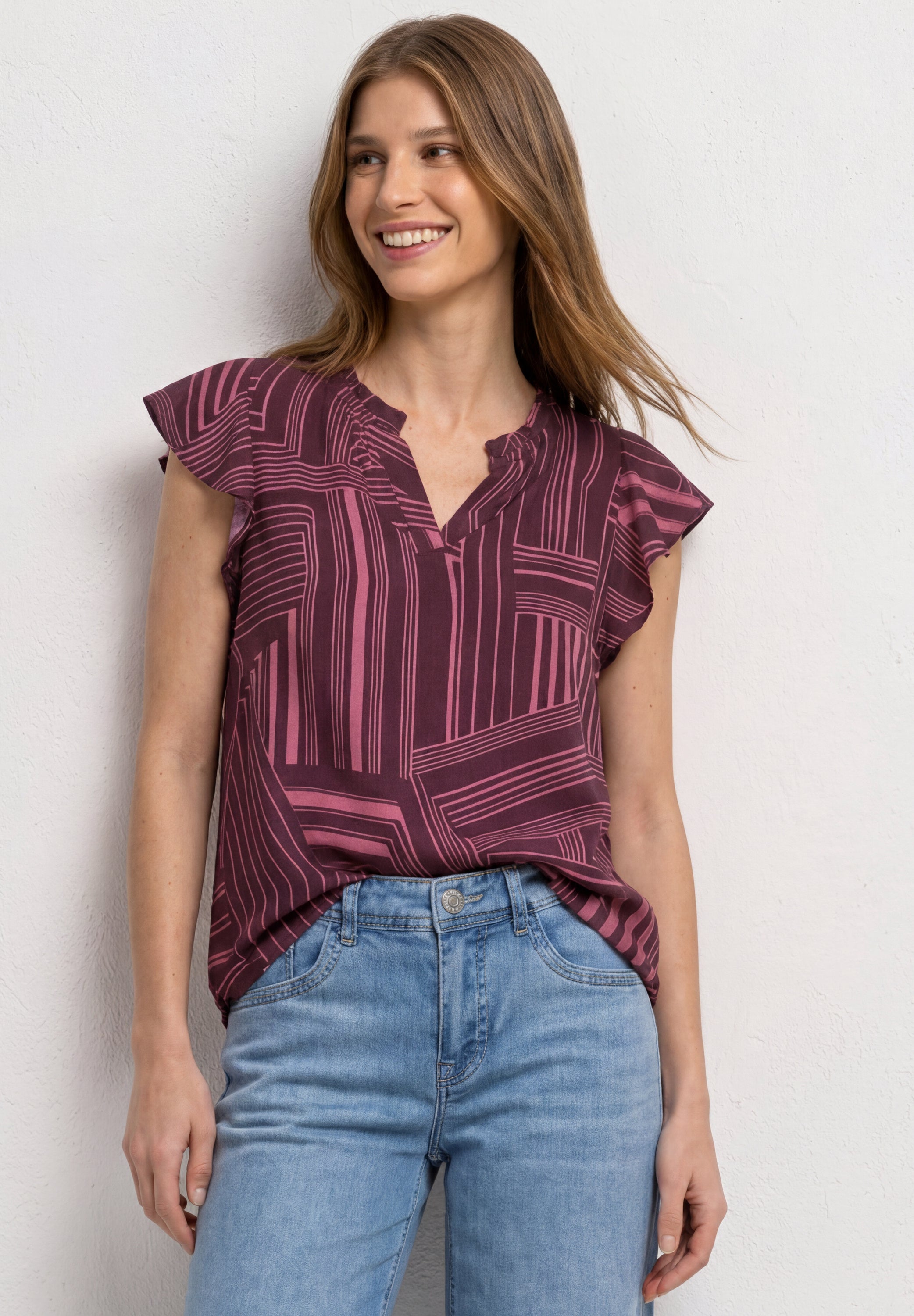 Street One Damen Blusen Blush Ber