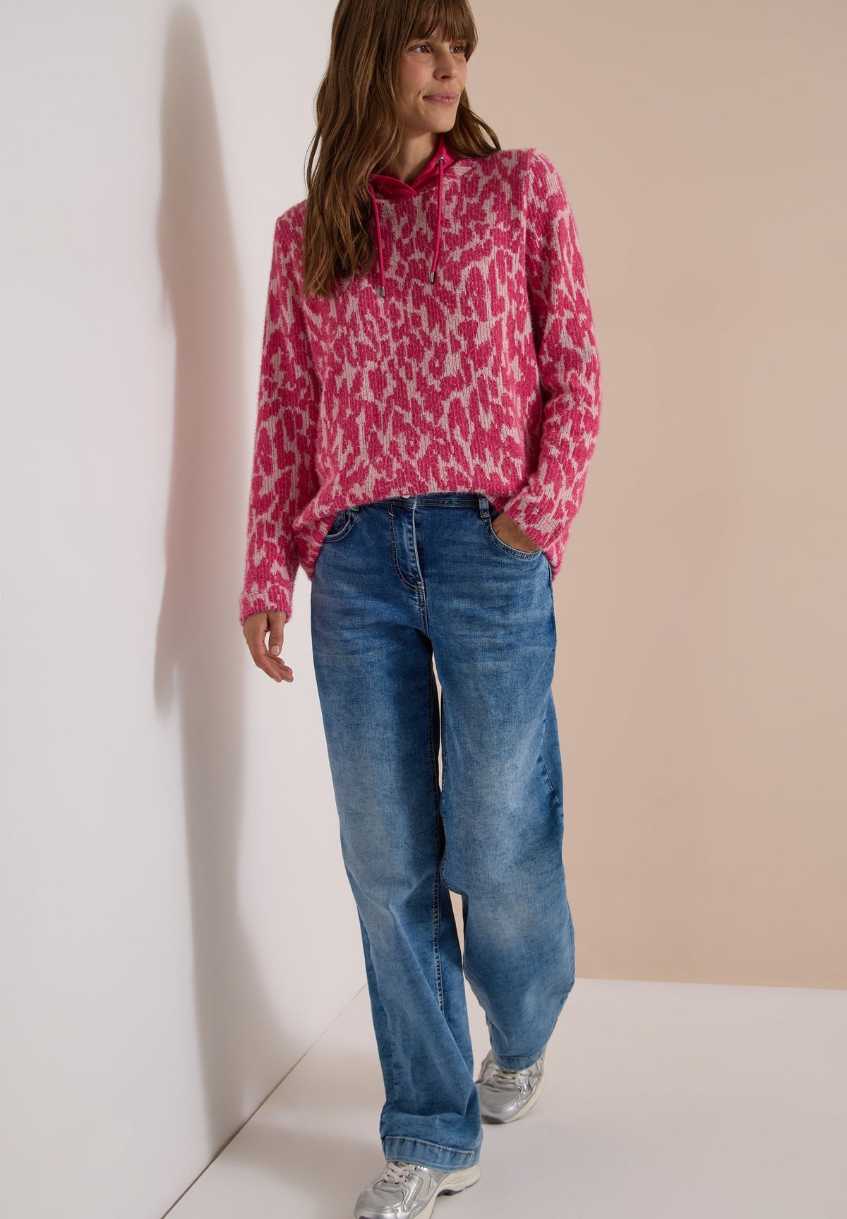 Cecil Damen T-Shirts  Pink Flas