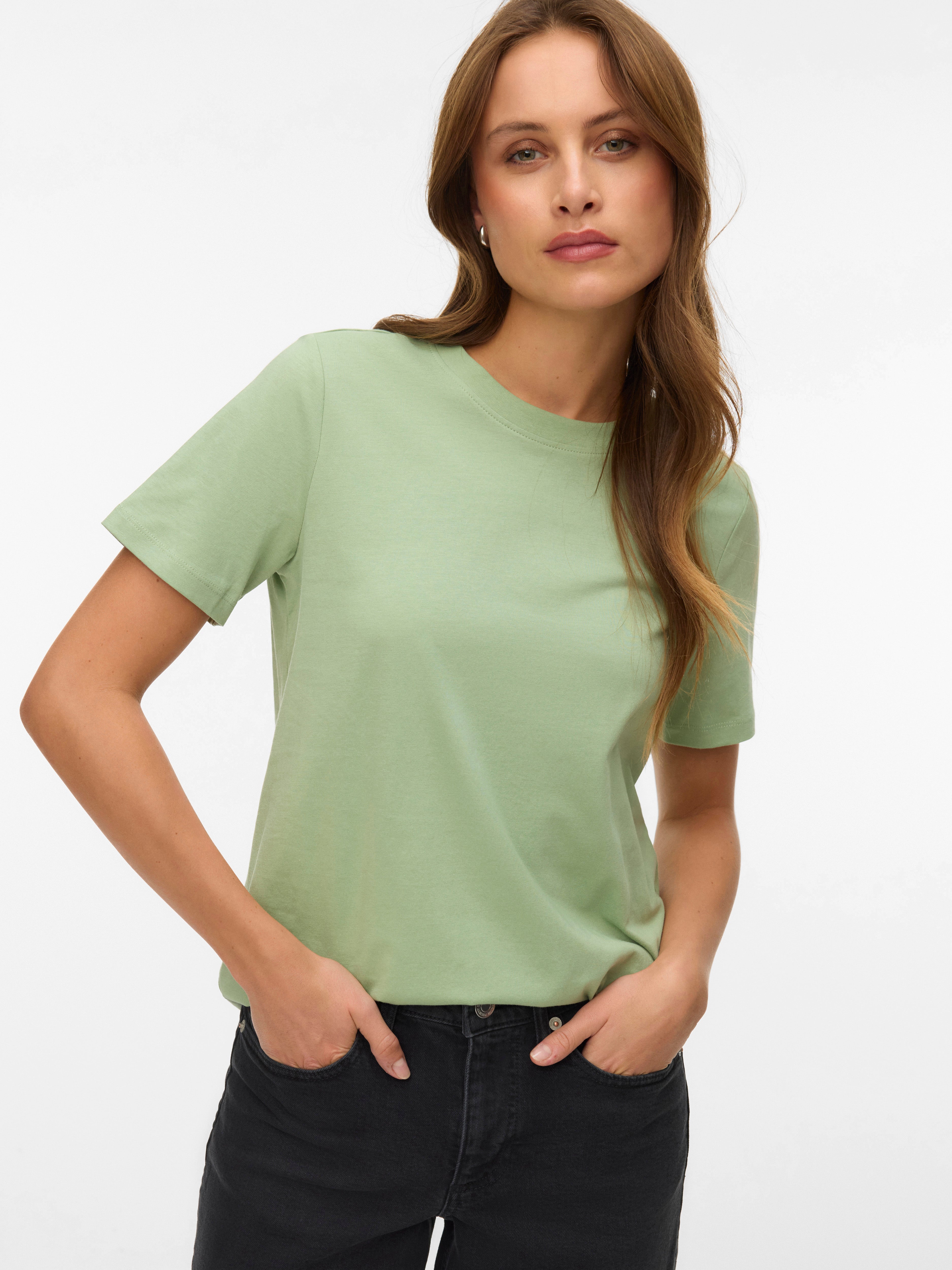 Vero Moda Damen T-Shirts Mistletoe